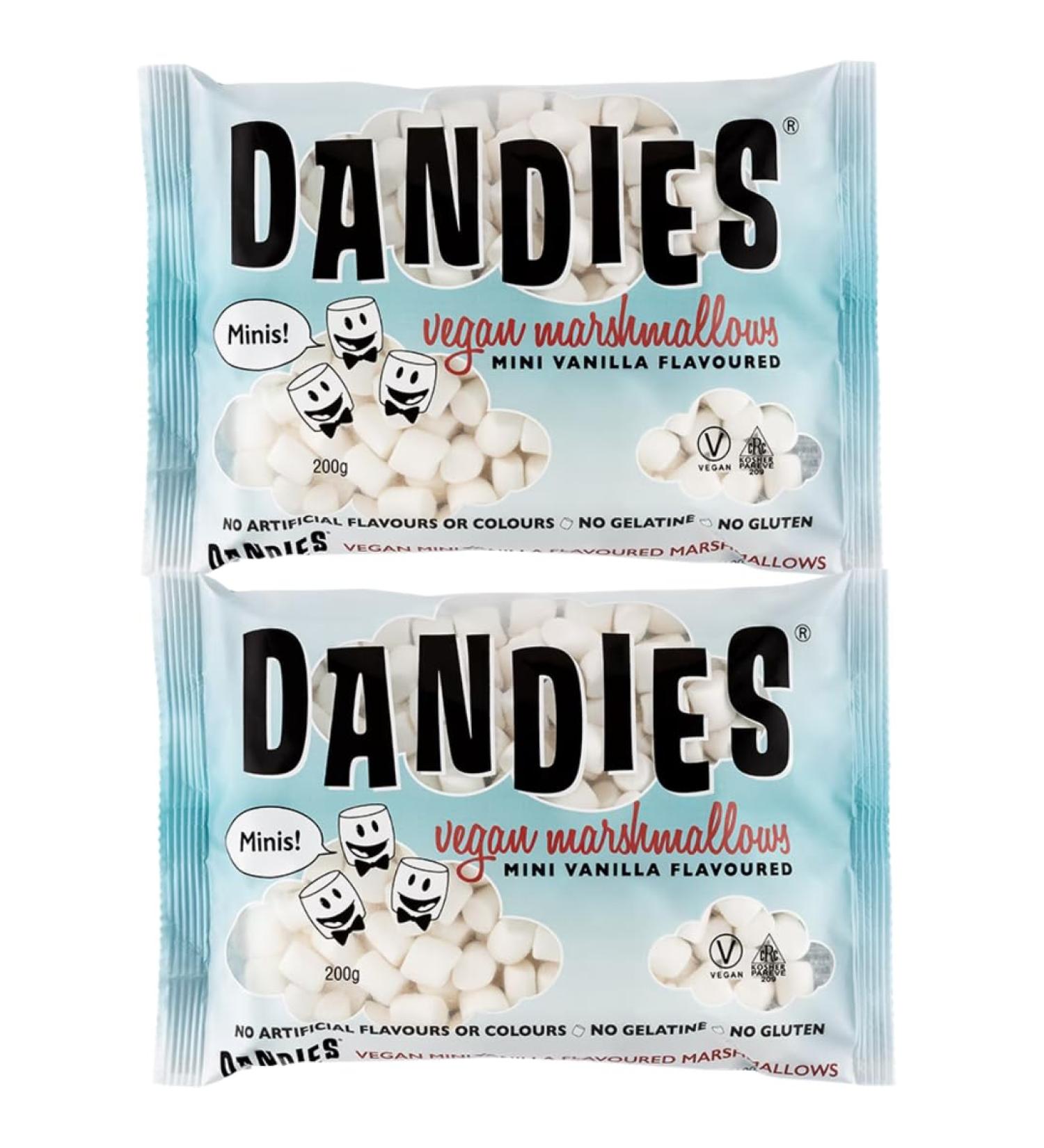 Vanilla Marshmallow Bundle With Dandies Mini Vegan Vanilla Marshmallows 200g (2 Pack)
