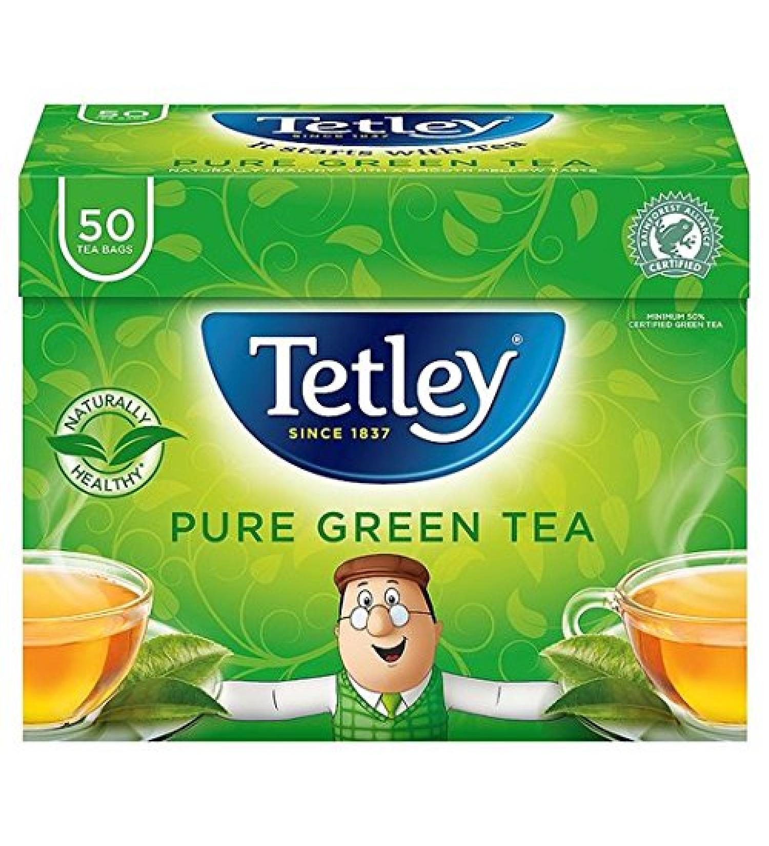 Tetley Tetley Pure Green Tea Bags 50 per pack