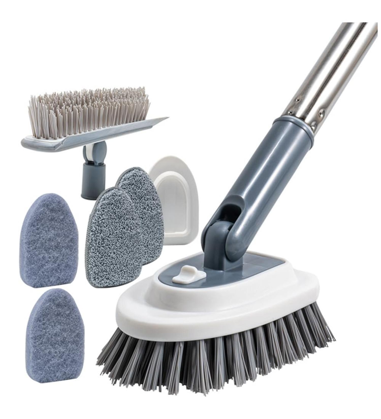 ciyeu 1Set Shower Scrubber Cleaning Brush Tile Cleaners Brush Tub&Tile Stiff Bristle Scrubber Brush Fit for Bathroom Toilet Wall Glass Tub Tile Sink A - Buy Online on GoSupps.com