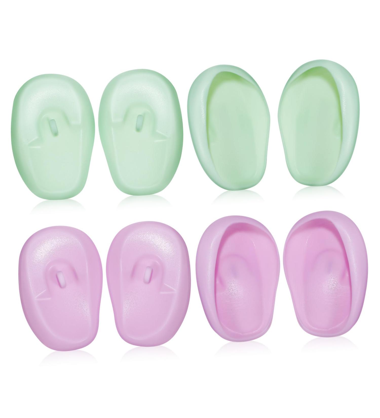 Didiseaon 4 Pairs Protectors Ear Covers for Swimming Ear Shower Caps Ear Covers for Hair Dryer Blowdryer Ear Covers for Shower Dryers Blow Dryer Silicone Hair Coloring Earmuffs - Buy Online on GoSupps.com