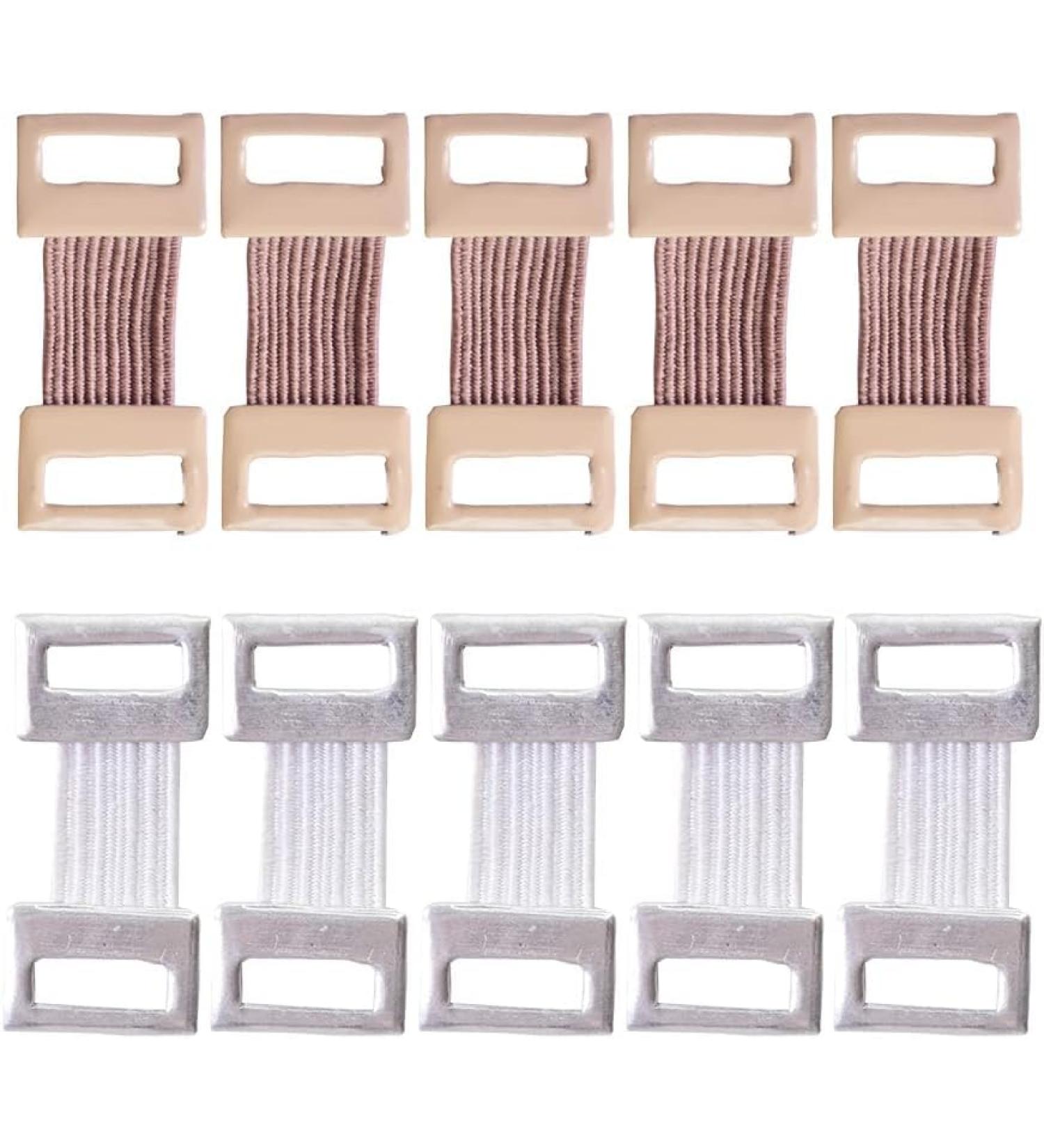 10Pcs Bandage Wrap Clips Kit - White/Coffee Stretch Metal Fixation Clamps for Sports & Elastic Bandages - Durable Easy to Use - Buy Online on GoSupps.com