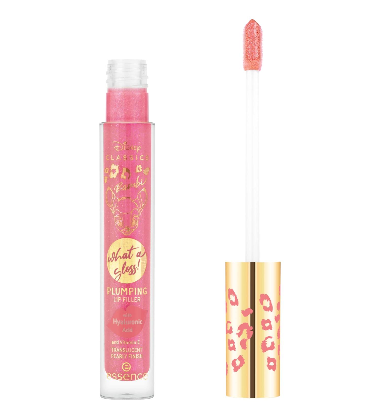Essence Disney Classics Bambi Plumping Lip Filler No. 01 - Fall in Love Pink Glossy (4.2ml) | International Shipping Available - Buy Online on GoSupps.com