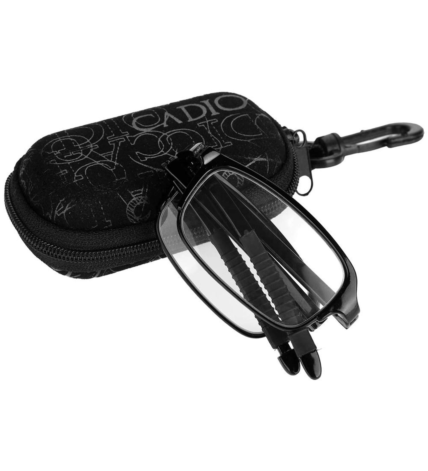 Sonew Foldable Reading Glasses - Lightweight Professional Presbyopic Glasses for Men & Women - Black Nylon Zip Case (2.0) - International Shipping Available - Buy Online on GoSupps.com