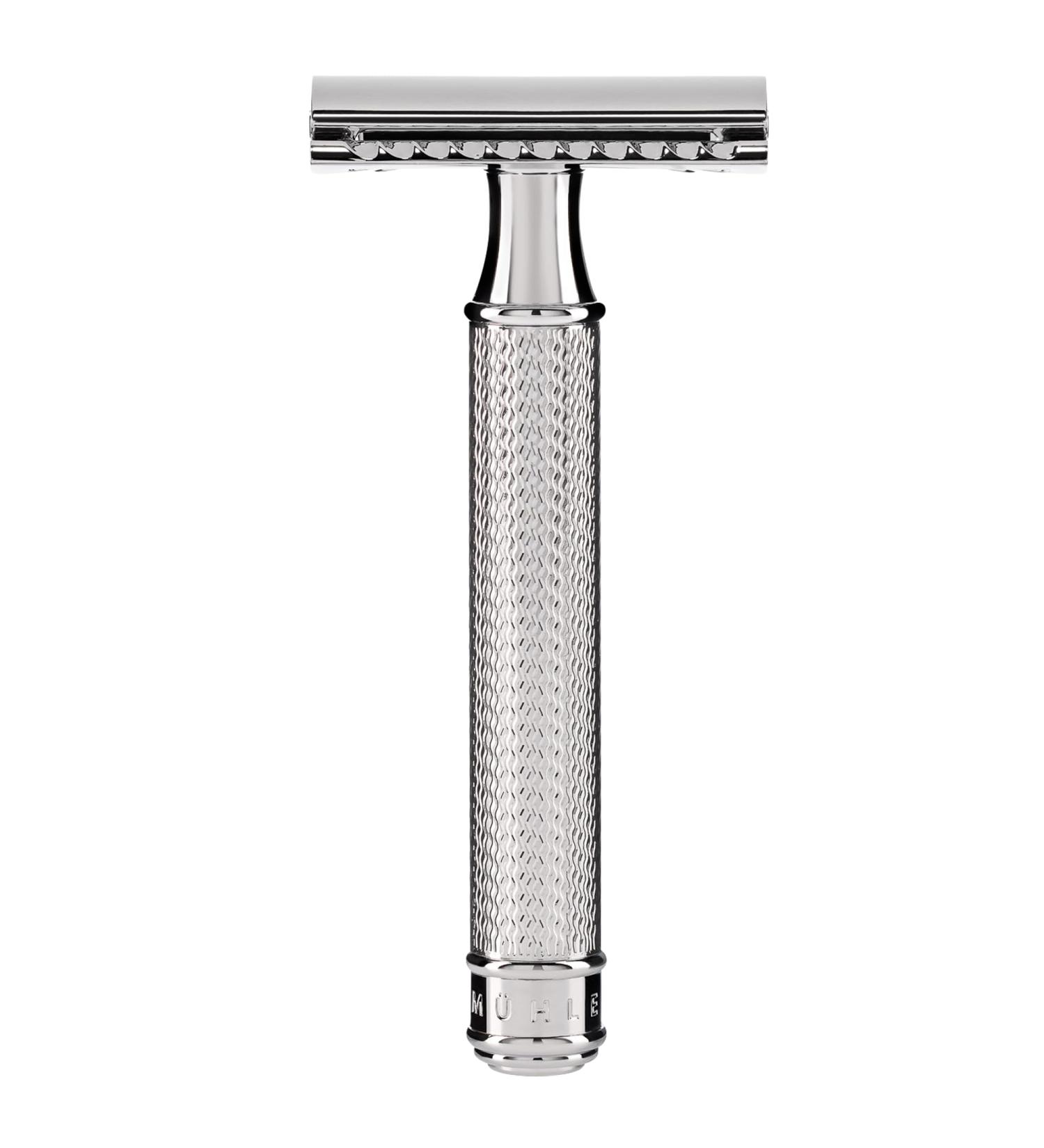 M hle Traditional Safety Razor - Chrome-Plated Metal Handle Closed Comb - 1 Pack for a Smooth Shave - Buy Online on GoSupps.com
