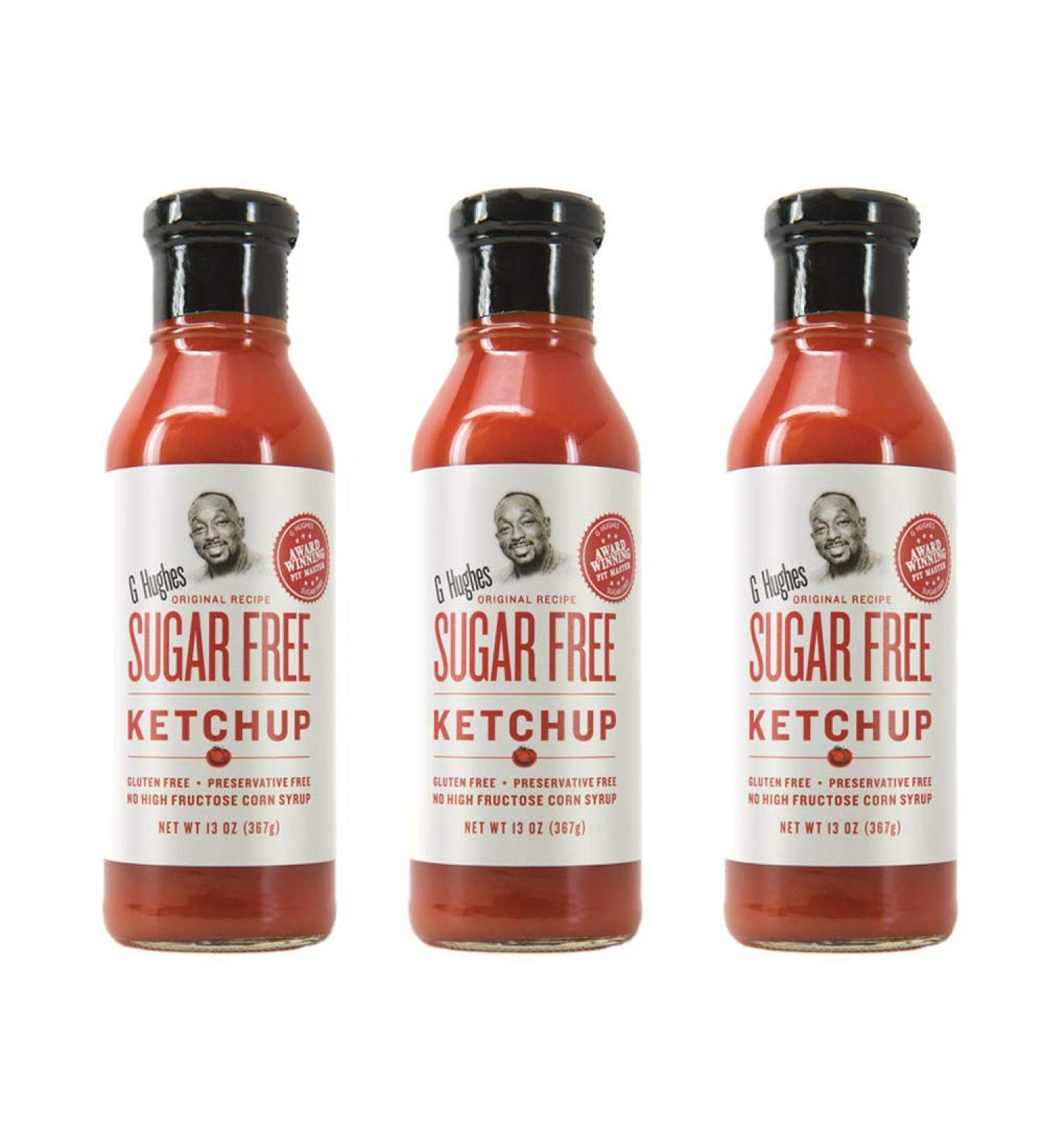 G Hughes Sugar Free Ketchup - 3 Pack | Shop Now for Delicious & Healthy Condiment - Buy Online on GoSupps.com