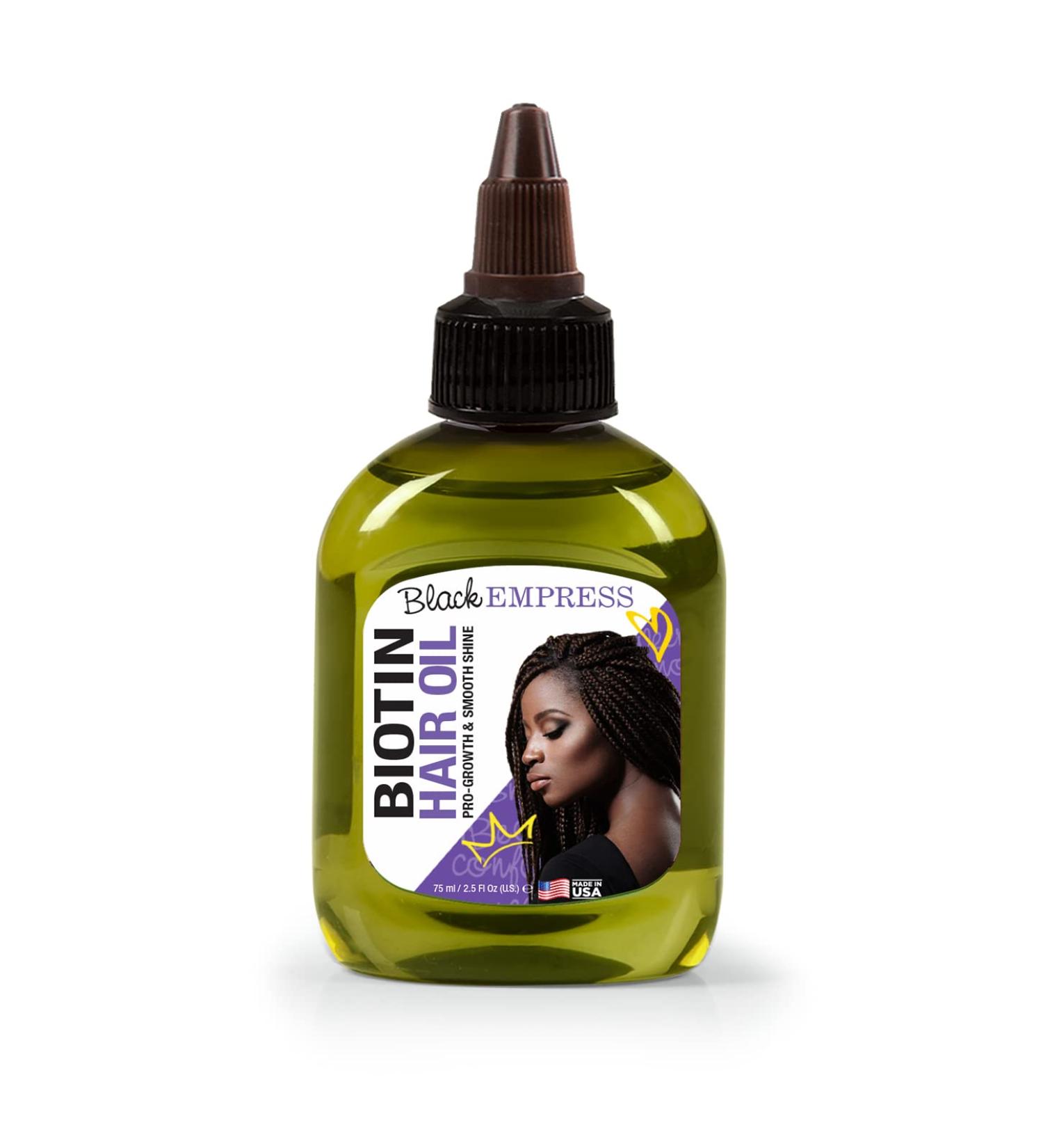 Empress Biotin Hair Oil 2.5 oz. - Smooth & Shine Pro-Growth Formula - Buy Online on GoSupps.com