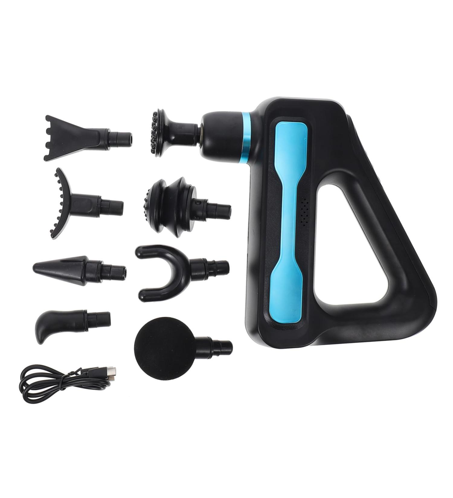 Fomiyes Portable Triangular Fascia Muscle Massage Device - Hand & Neck Percussion Massager for Body Relaxation | Mini Fitness Relaxer in ABS - Buy Online on GoSupps.com