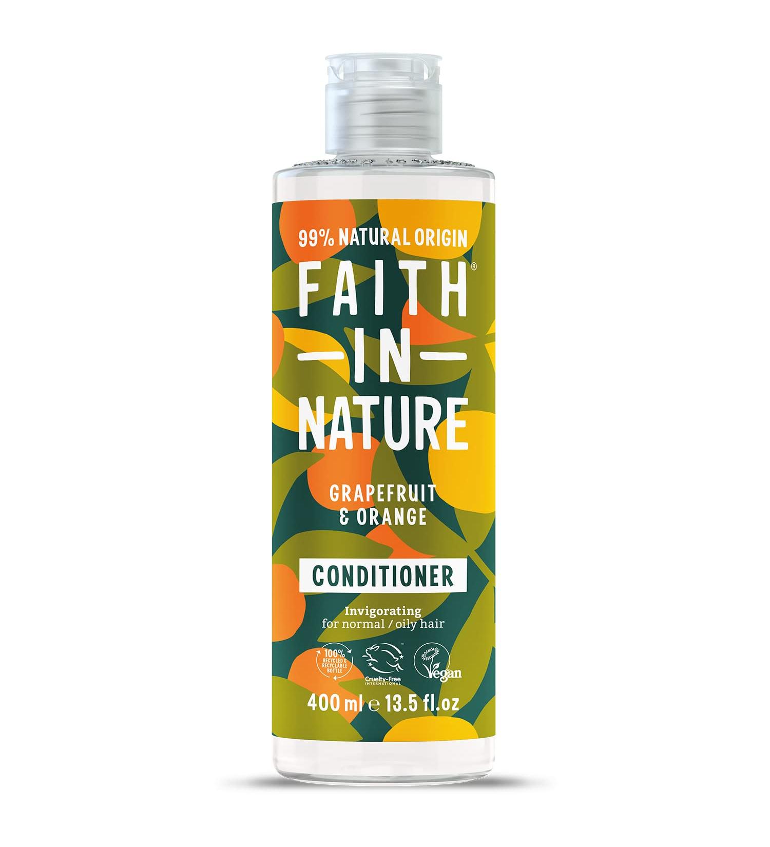 Faith In Nature Grapefruit & Orange Conditioner - Vegan, Cruelty Free, SLS & Paraben Free - 400ml (Pack of 1) - Buy Online on GoSupps.com