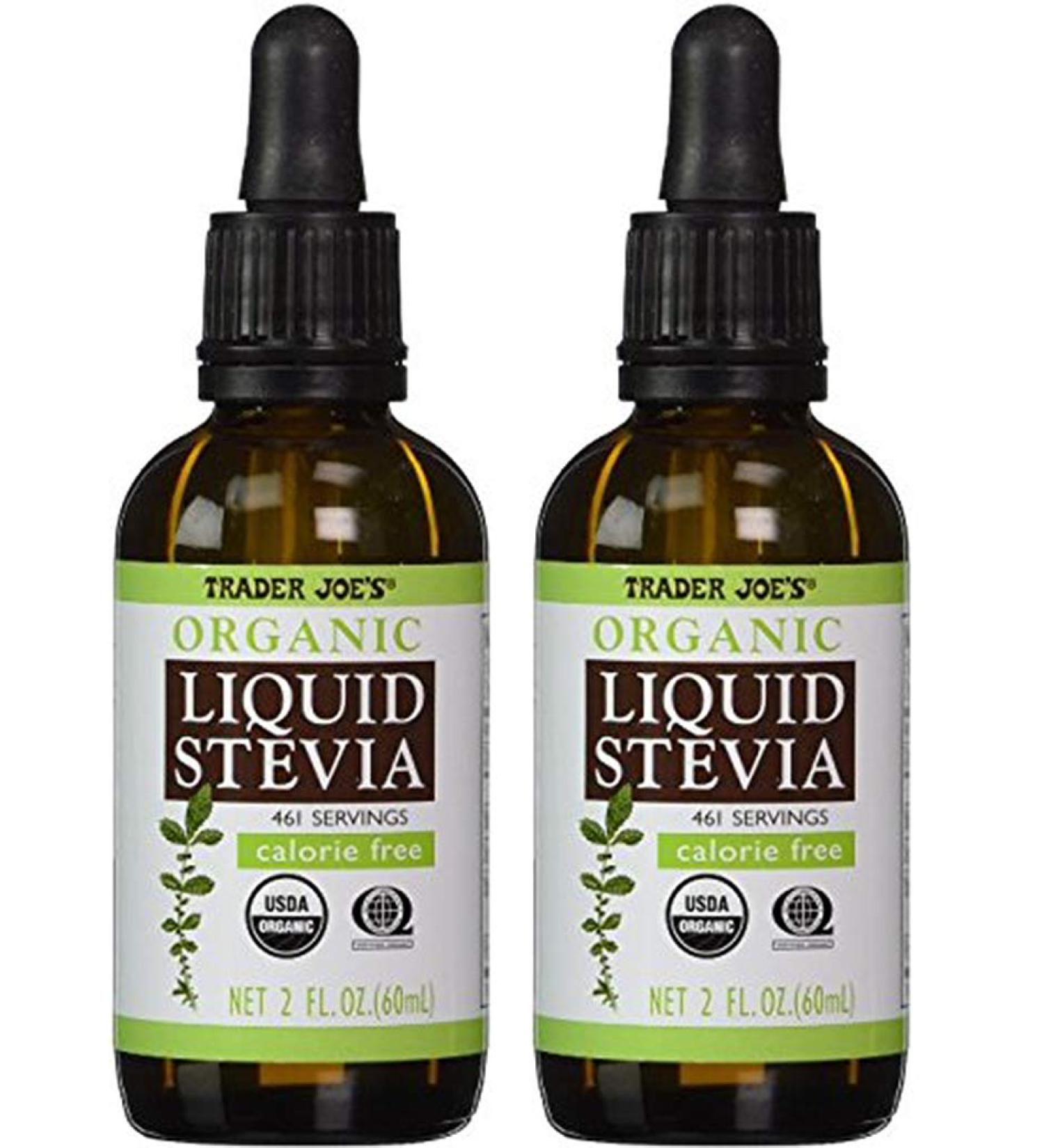 Trader Joe's Organic Liquid Stevia Extract 2 FL. oz - 2 Pack | Pure Sweetness for Health-conscious Consumers - Buy Online on GoSupps.com