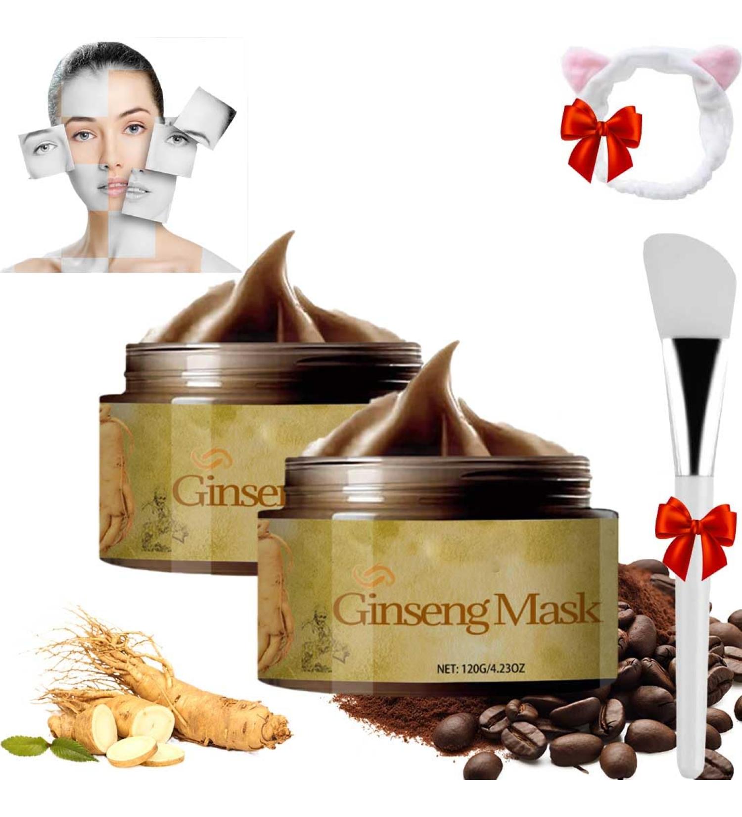 Korean Hana Ginseng Peel Off Face Mask | Anti-Aging & Exfoliating | Shrink Pores | All Skin Types - Buy Online on GoSupps.com