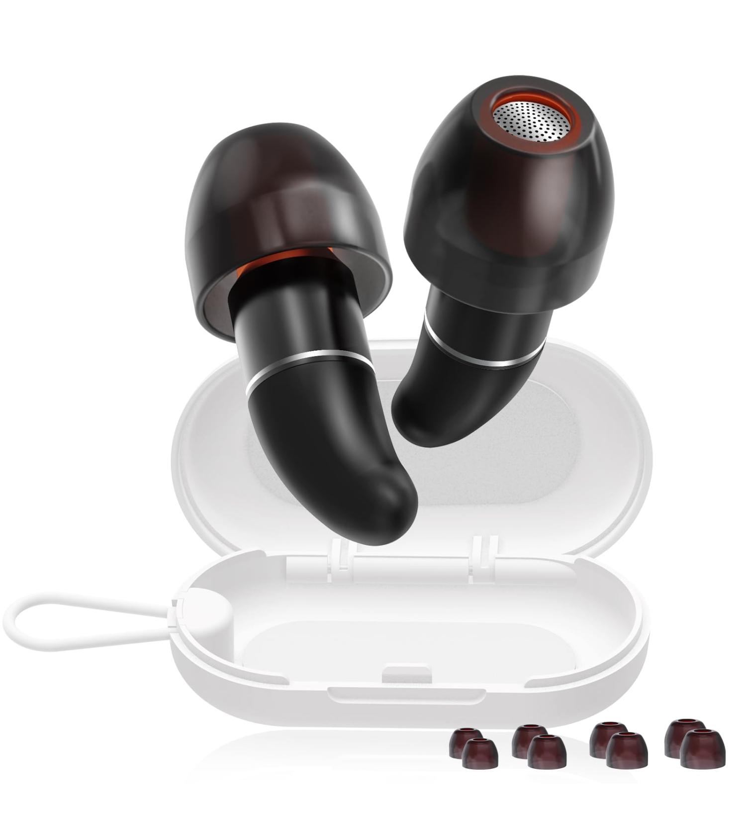 Premium Noise Cancelling Ear Plugs for Sleeping | Washable Hearing Protection for Travel Concerts Motorcycles & More - Black - Buy Online on GoSupps.com
