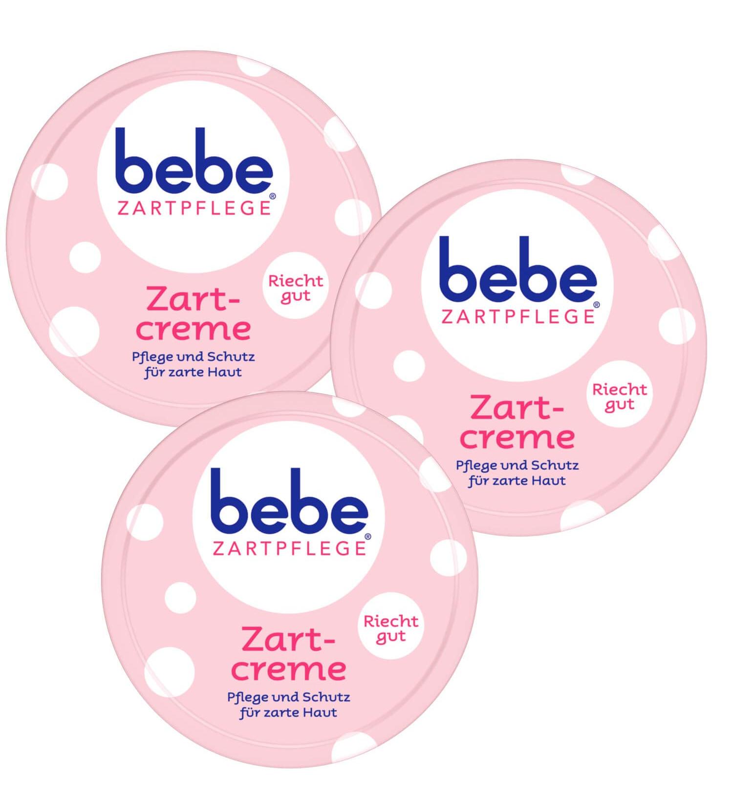 Buy 3x 150 ml Bebe Zartpflege Zartcreme - Care & Protection for Delicate Skin | Pleasant Fragrance | International Shipping - Buy Online on GoSupps.com