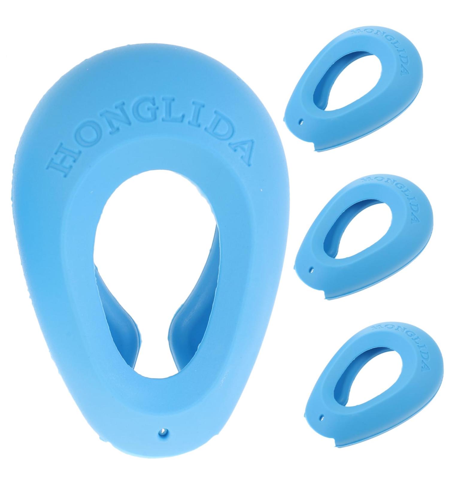 DRESSOOS 2 Pairs Hair Dye Ear Caps Hair Coloring Ear Cover Ear Covers for Hair Dryer Ear Caps for Styling Shower Ear Cap Hairdressing Ear Caps Water Love Slippers Men and Women 7.5x5cm Blue - Buy Online on GoSupps.com