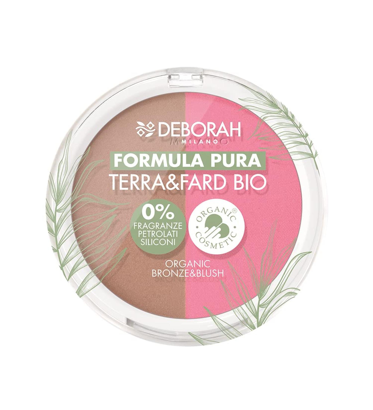  DEBORAH Deborah - Terra & Blush Pure formula with organic and vegan raw materials - Warms the complexion and gives a radiant finish- Ideal for sensitive skin - Colour n.4 Dark 9 g - Buy Online on GoSupps.com