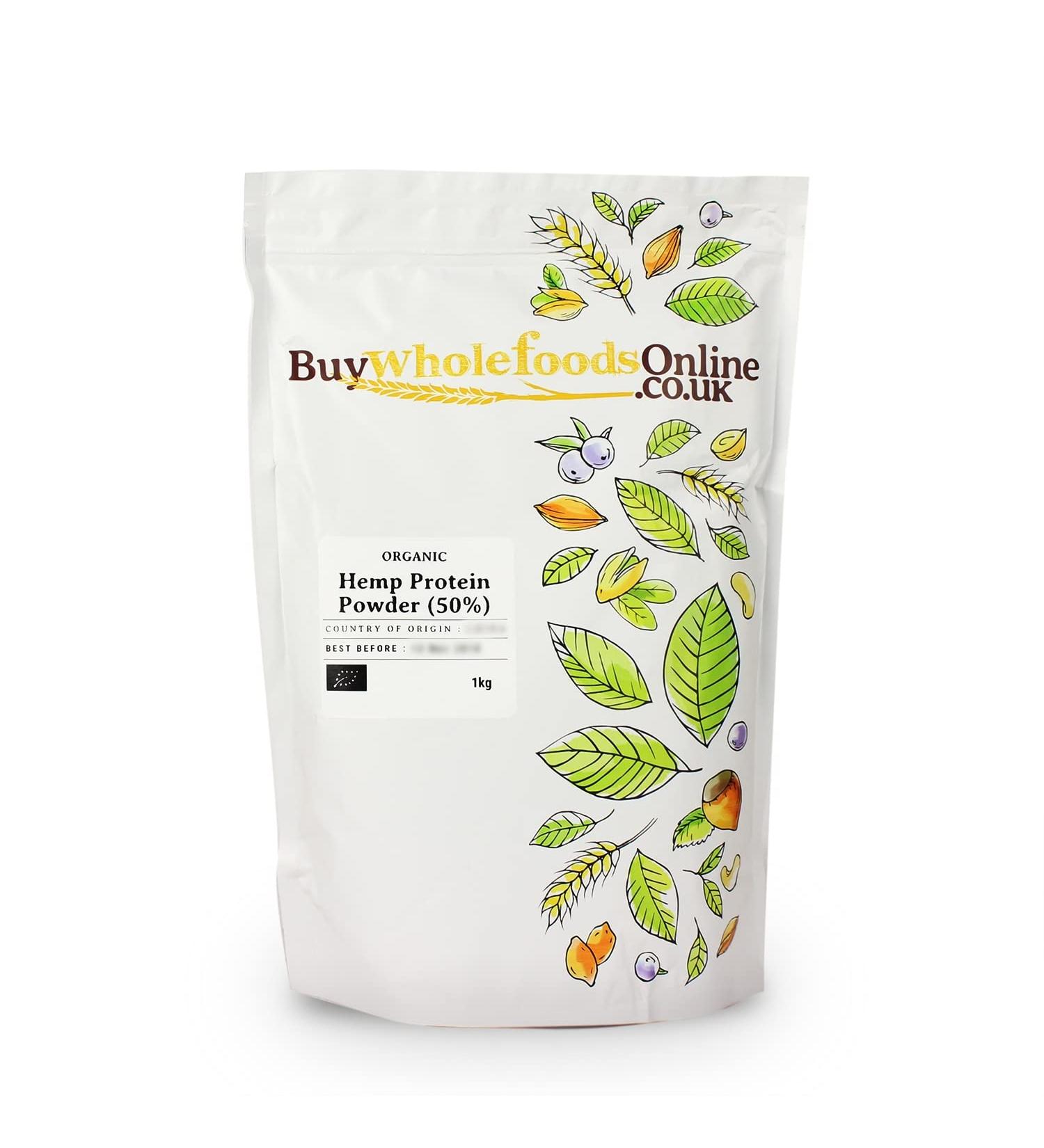 Organic Hemp Protein Powder (50%) 1kg (BWFO)