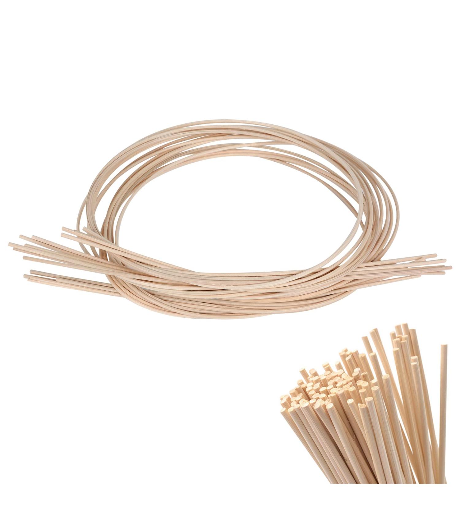 Jackfru 100 Pcs Reed Diffuser Sticks | 3mm x 30cm Rattan Peddigrohr for Room Fragrance - Ideal Replacement for Home & International Shipping - Buy Online on GoSupps.com