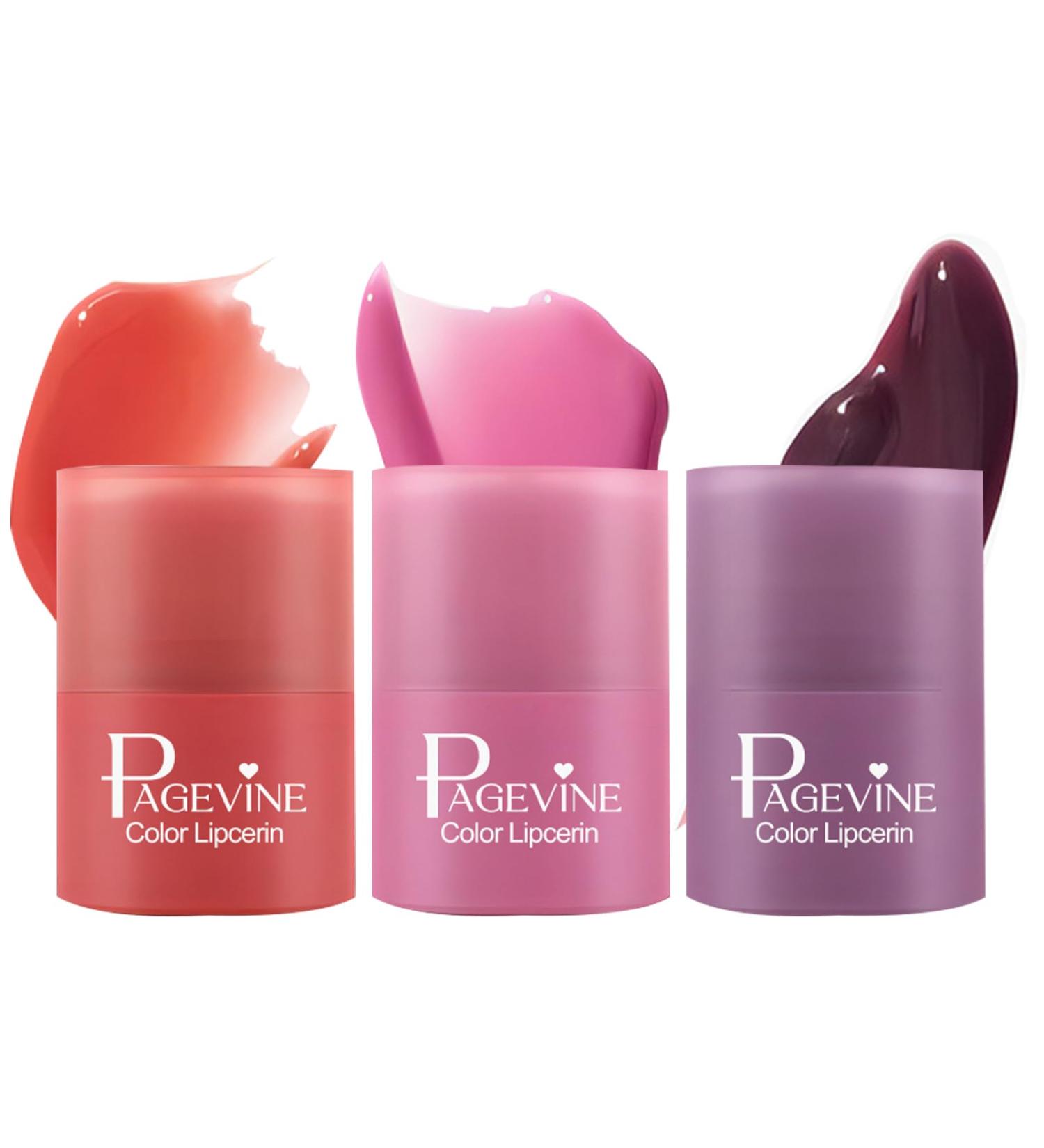  Domality Twisted High Shiny Finish Lip Gloss 3 Colors Lasting Hydration Lip Balm Moisturizing Gloss Oil Moisturizing Korean Skin Care - Buy Online on GoSupps.com