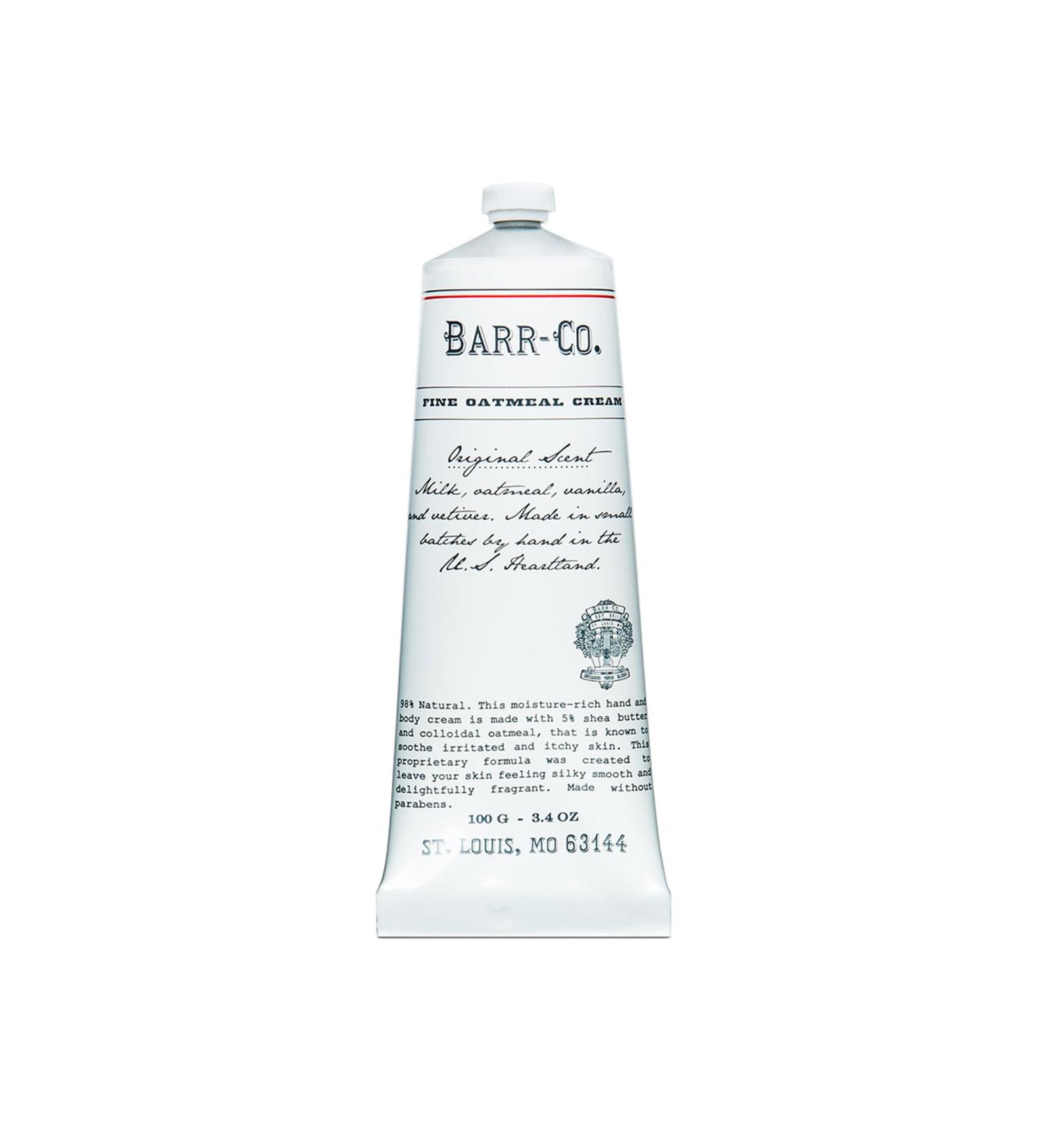 BARR-CO. Hand Cream Original Scent - Moisturizing Shea Butter Cream for Dry Hands with Oat Vanilla & Vetiver | 3.4 fl oz - International Shipping Available - Buy Online on GoSupps.com