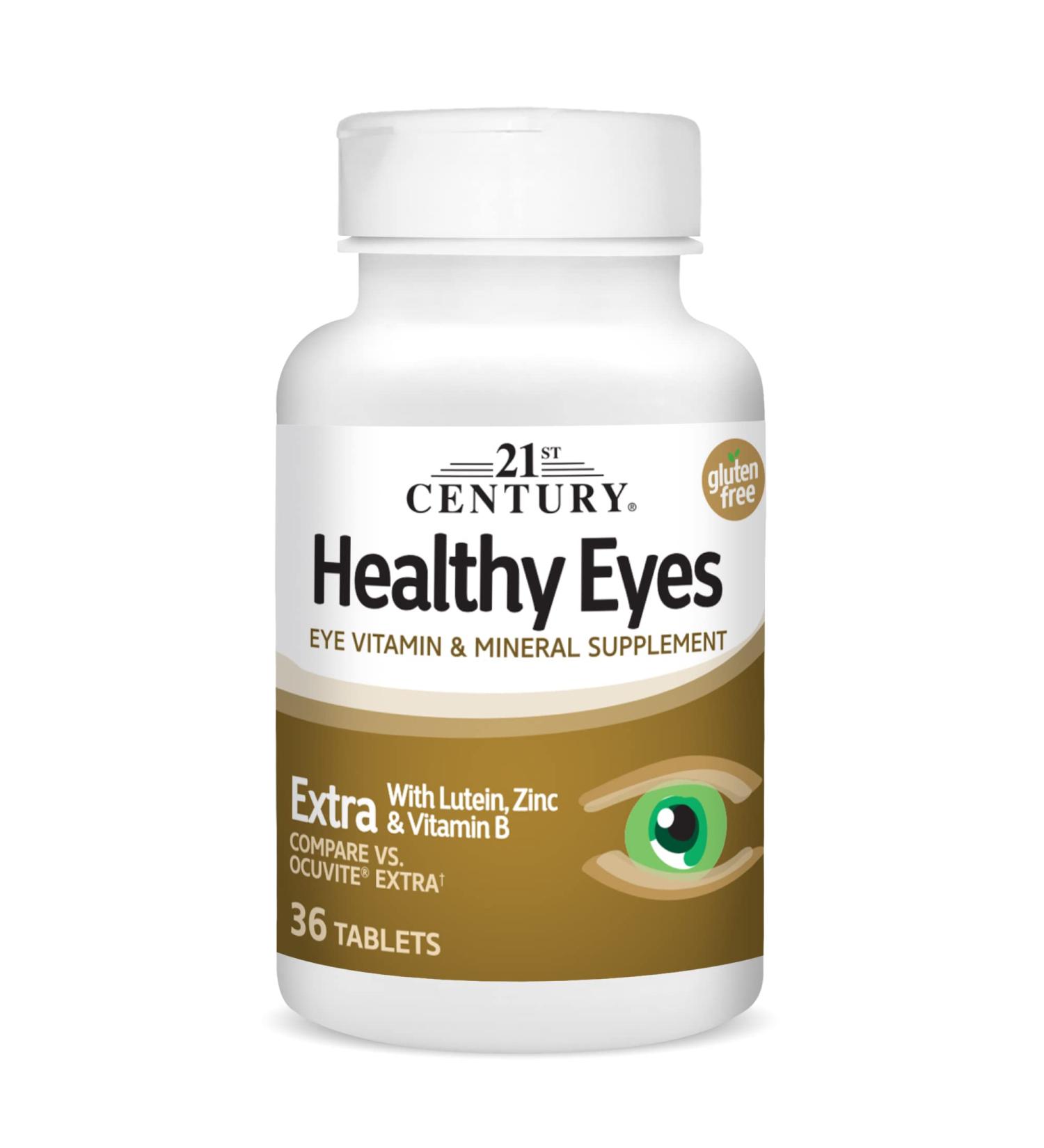 21st Century Healthy Eyes - Extra 36 Tablets for Vision Support - Buy Online on GoSupps.com