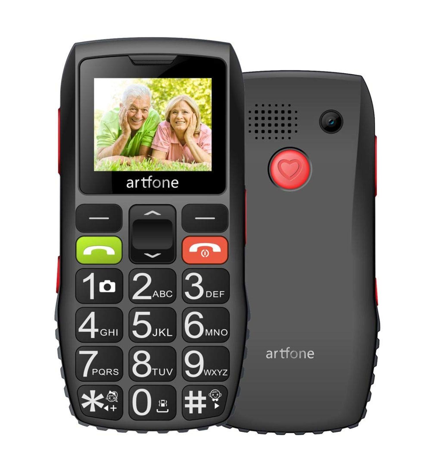 Artfone C1 Mobile Phone for Elderly - Big Buttons High Volume & SOS Function | International Shipping - Buy Online on GoSupps.com