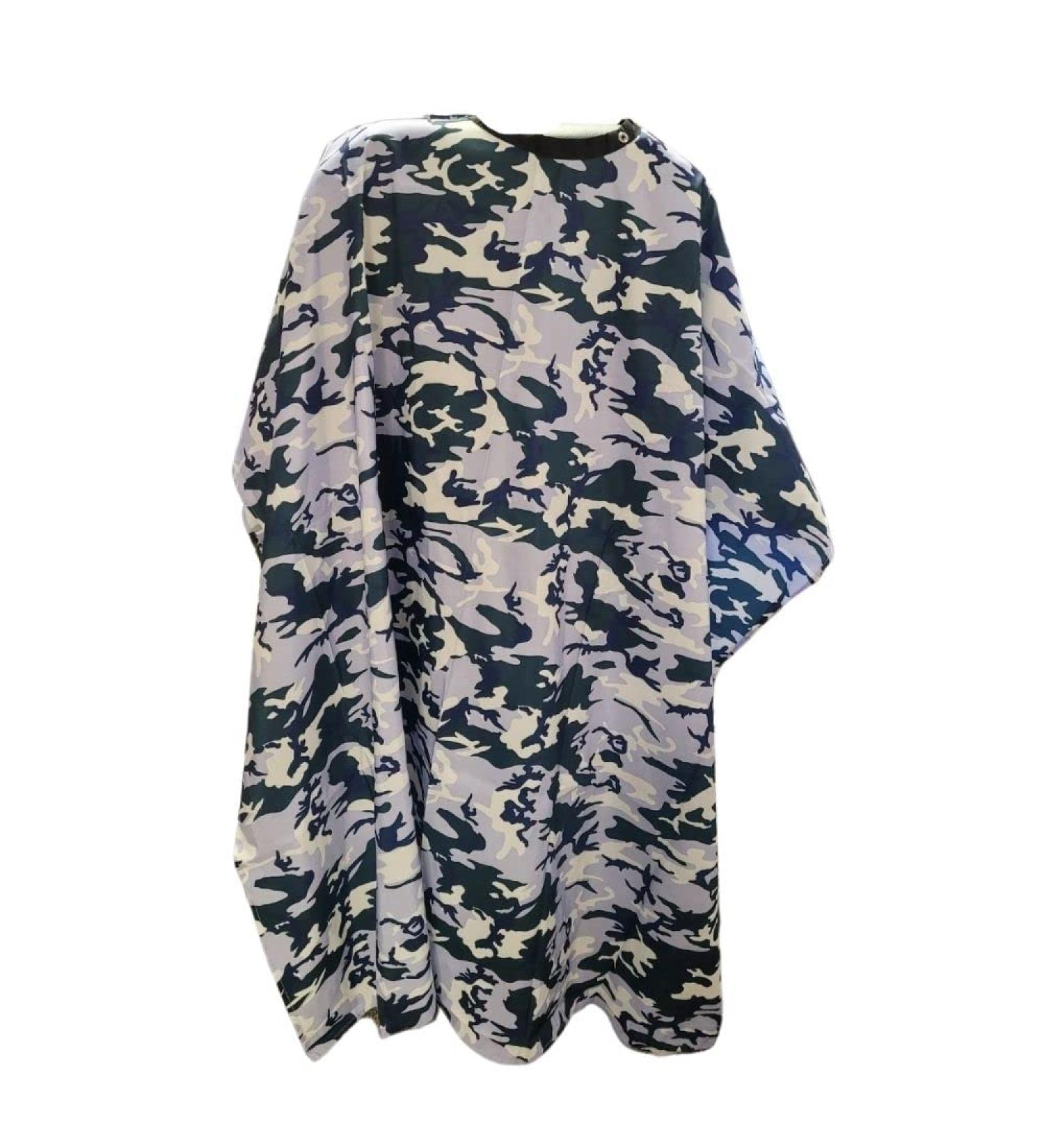Campbell's Purple Camo Cape for Barbers and Stylist