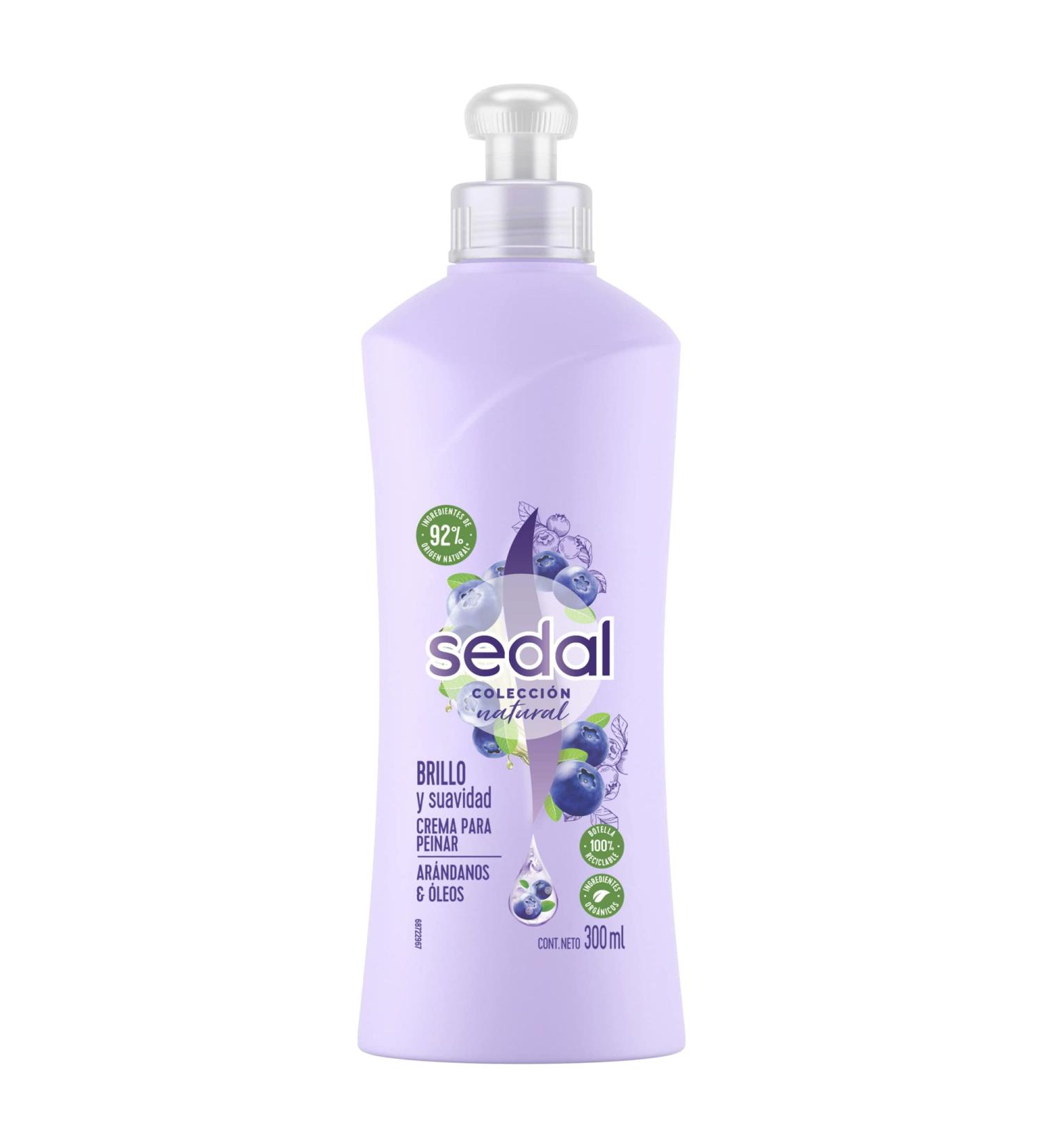 Sedal Natural Gloss & Softness Combing Cream 300ml - Enhance Hair's Shine and Smoothness - Buy Online on GoSupps.com