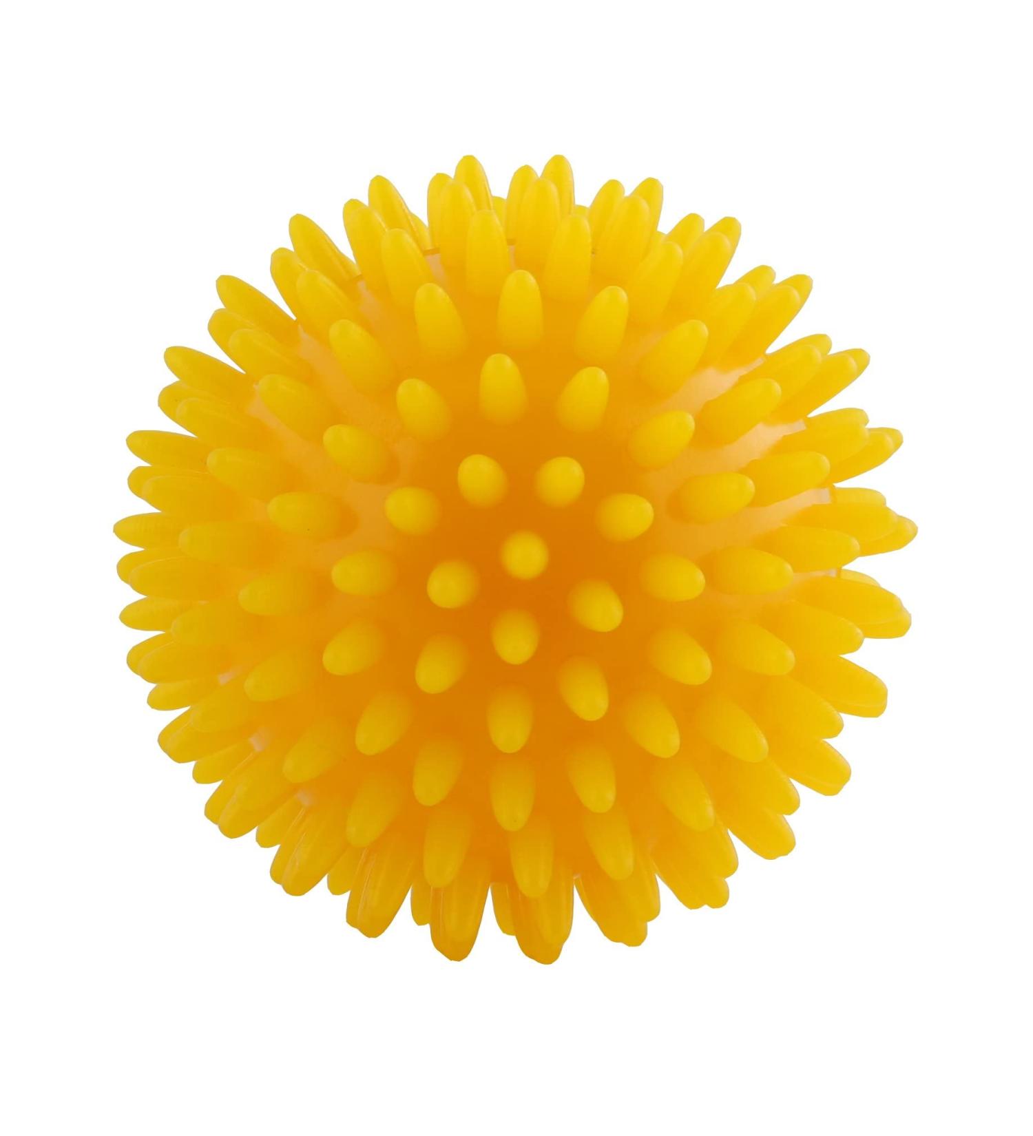 Buy CanDo 8 cm Yellow Massage Ball Hedgehog & Knobbly Ball for Relaxation & Therapy | International Shipping Available - Buy Online on GoSupps.com