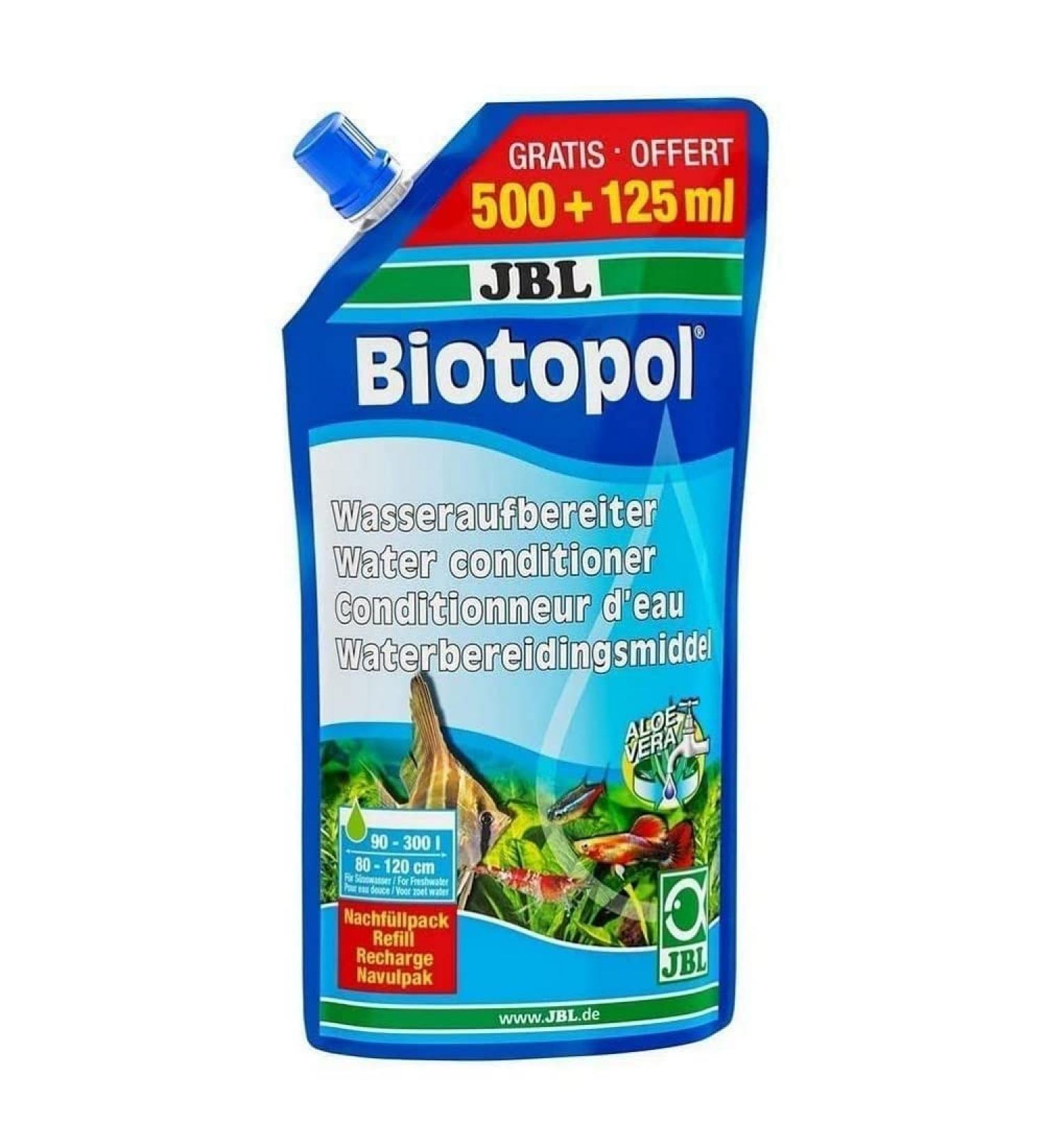 JBL Biotopol water conditioner for freshwater aquariums refill pack 500+125 ml