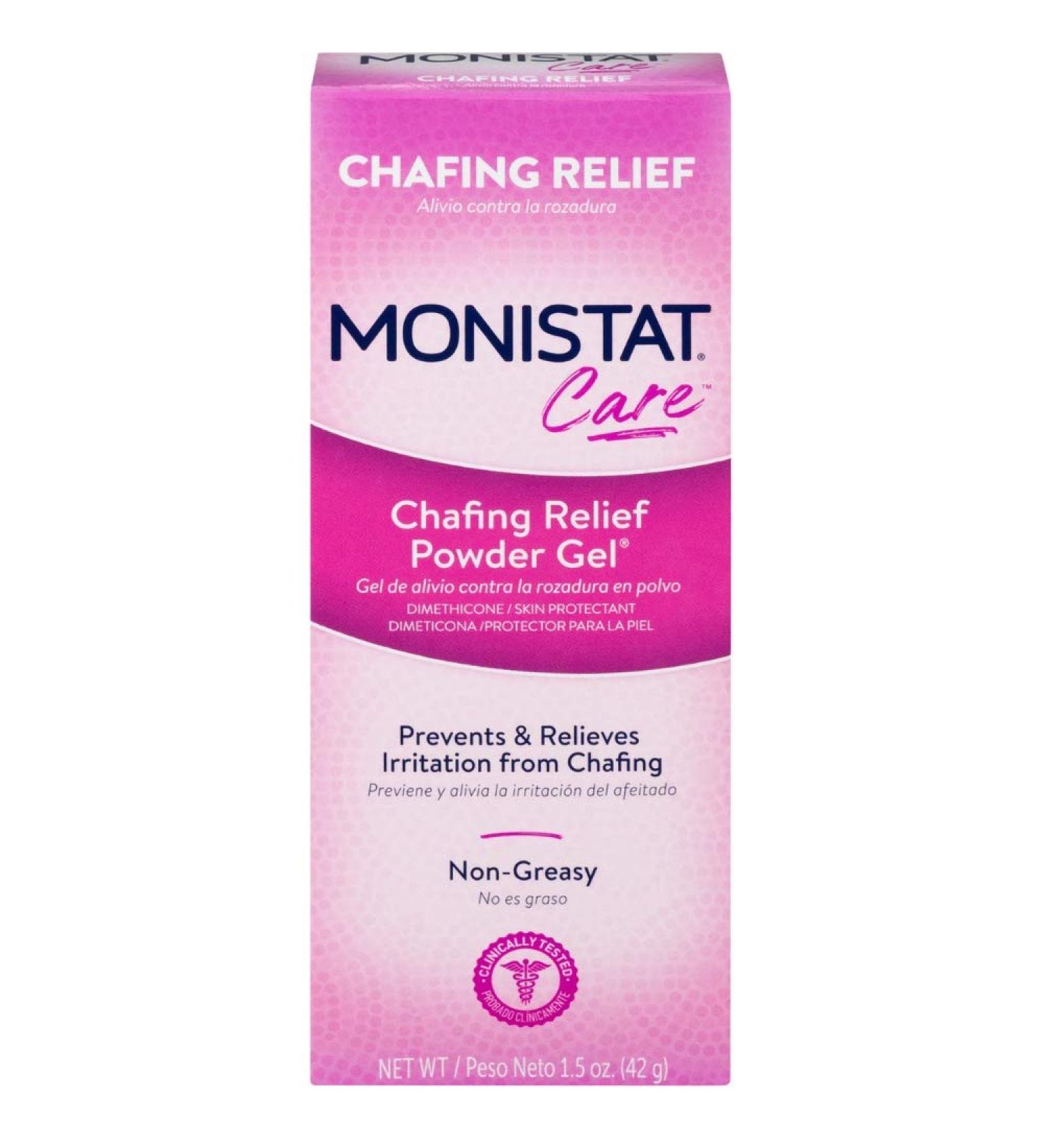 MONISTAT Chafing Relief Powder Gel 1.5 oz (Pack of 4)