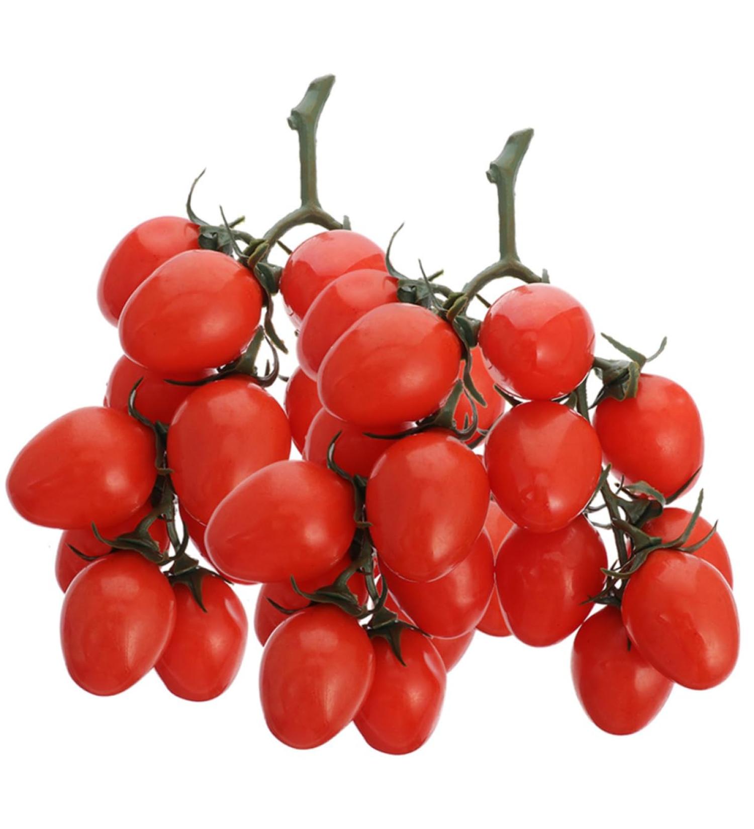 TOPPERFUN 2pcs Simulated Fruit Skewers Foam Fake Fruit Props Ornament Home Decor Models Lychee Fruit Home Supplies Fruit Photography Props Party Decor Tomato Longan Red Plastic - Buy Online on GoSupps.com