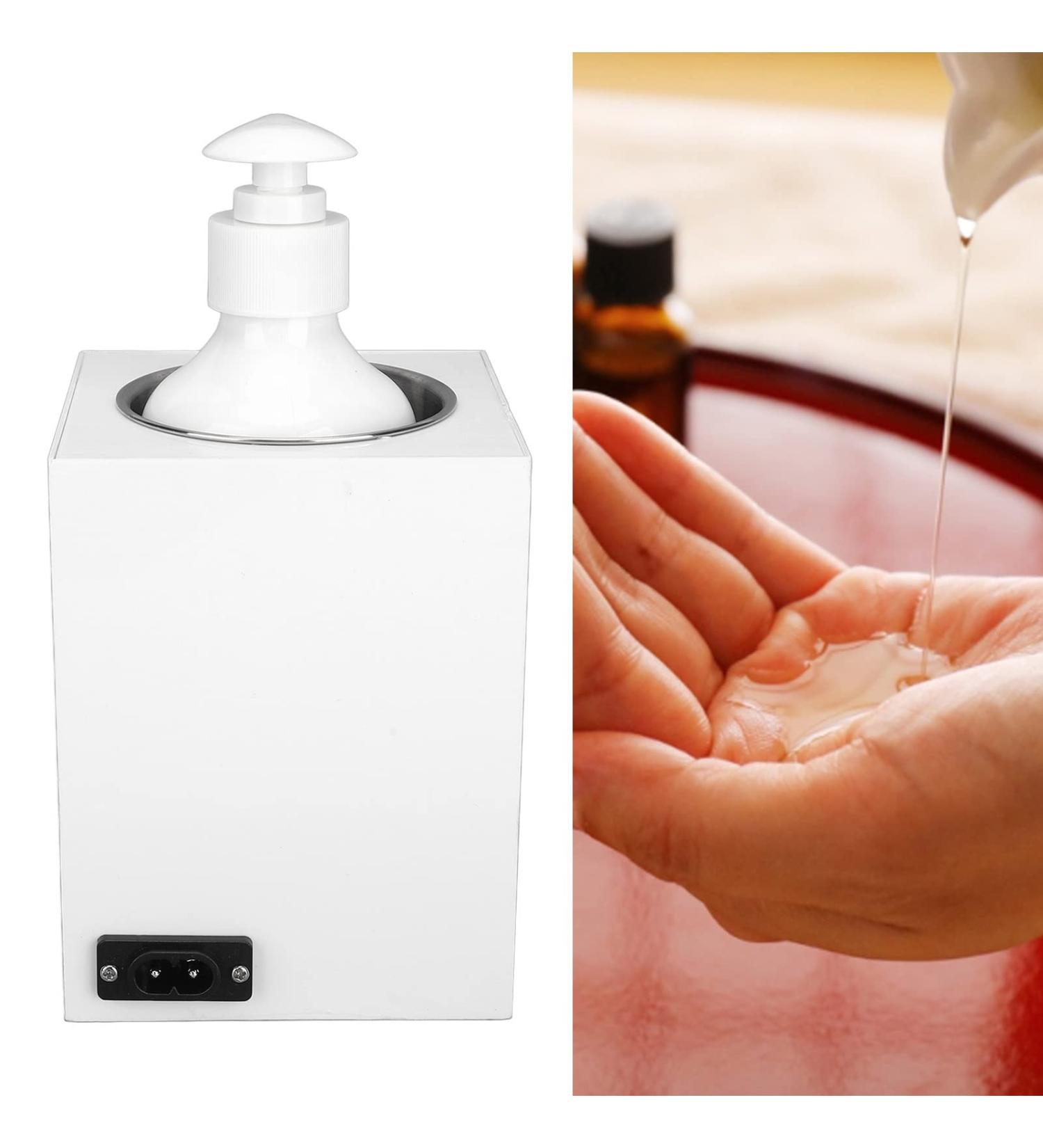 Adjustable Temperature Massage Oil Warmer - Single Bottle Aluminum Alloy Essential Oil Container for Beauty Salons - Buy Online on GoSupps.com