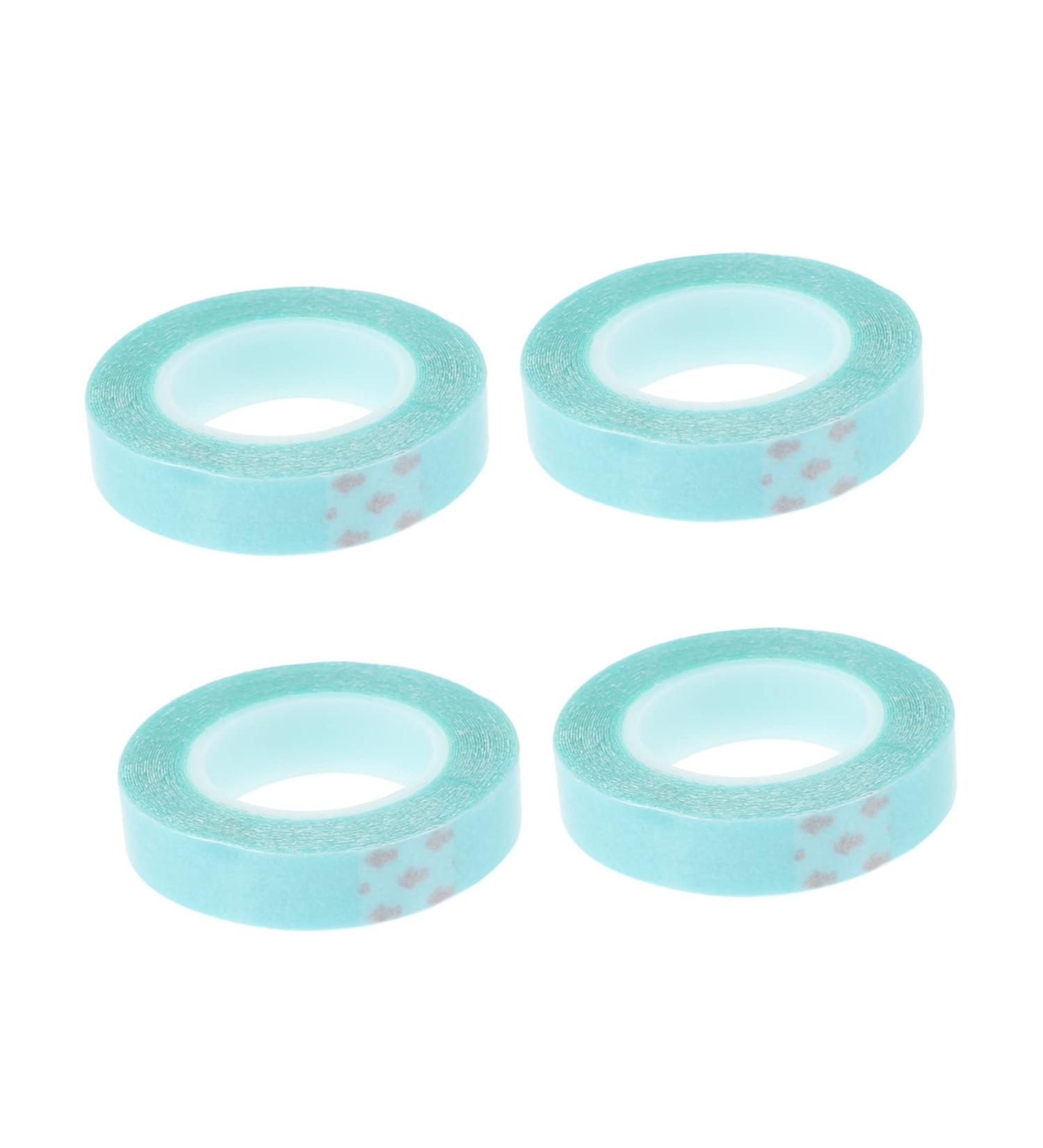 FOMIYES 4 Rolls wig double sided tape adhesive double sided tape Lace Front Wig Tape wig adhesive tape double sided adhesive tape blue wig Hair Extension Strip front lace paper wig glue - Buy Online on GoSupps.com