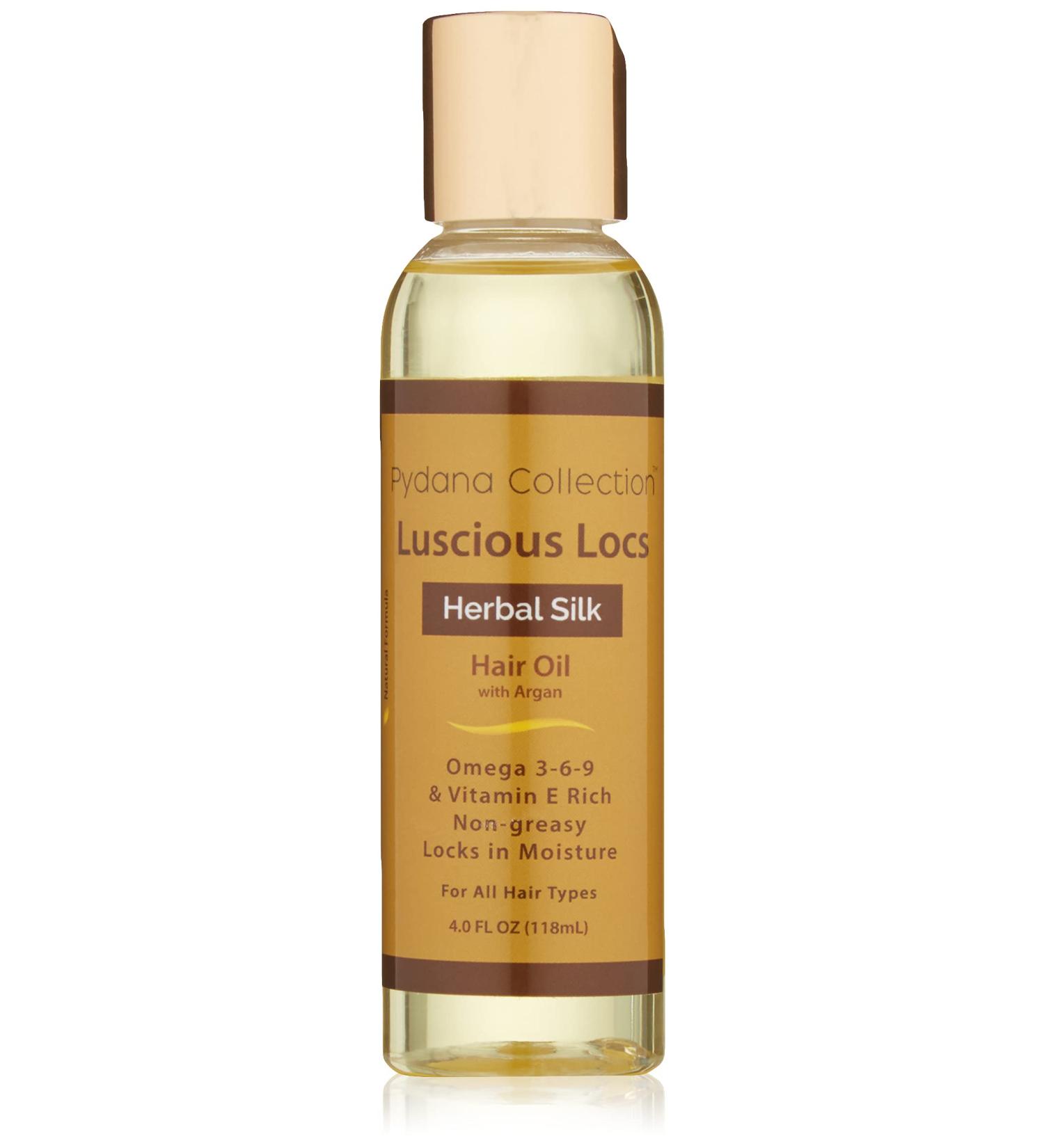 Pydana Collection Luscious Locs Herbal Silk Hair Oil - Natural Hair Growth Oil for Stronger and Longer Hair (118ml) - Buy Online on GoSupps.com