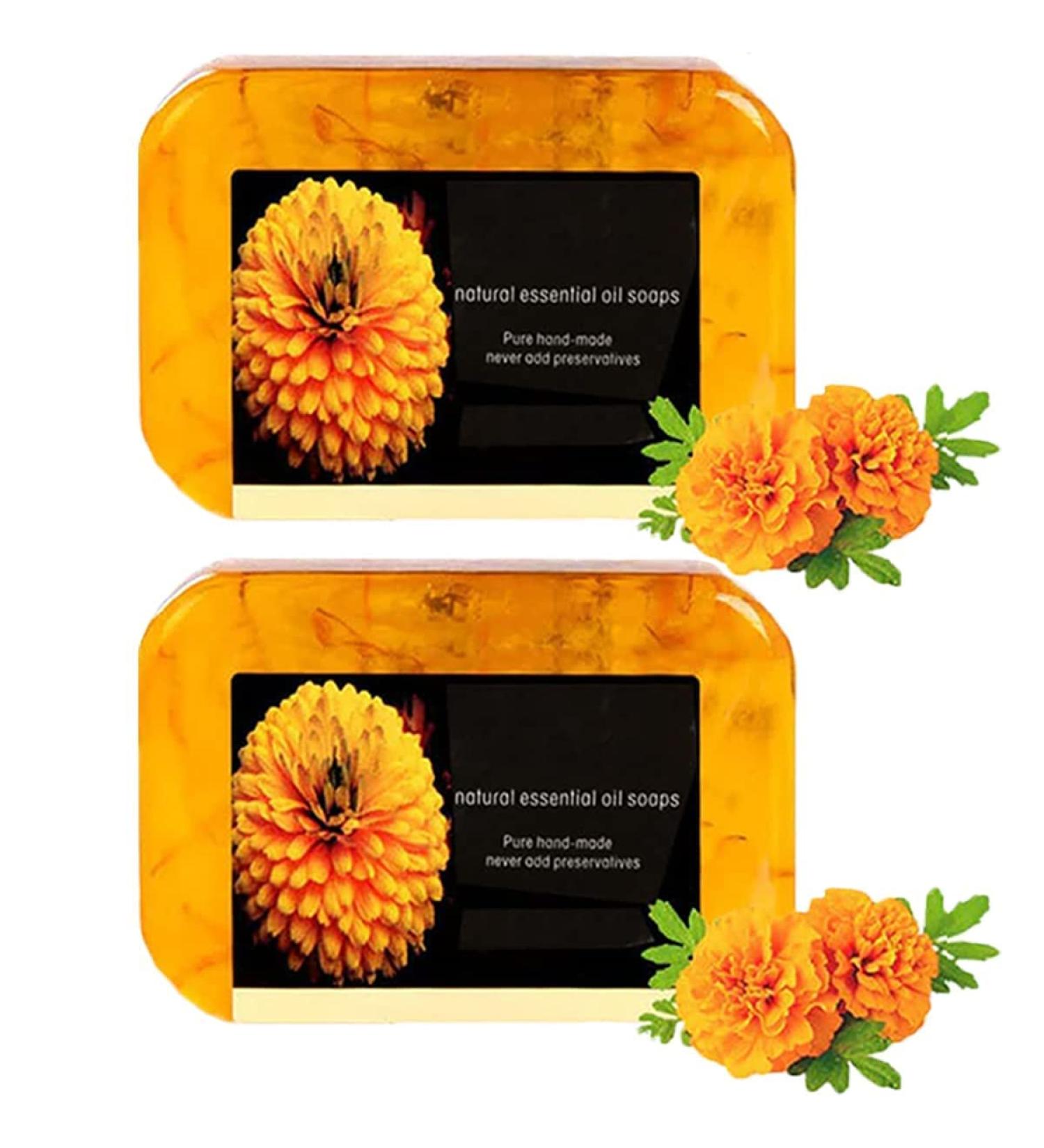 2PCS Anti Cellulite Firming Soap with Ginger - Organic & Natural Ingredients for All Skin Types - Buy Online on GoSupps.com