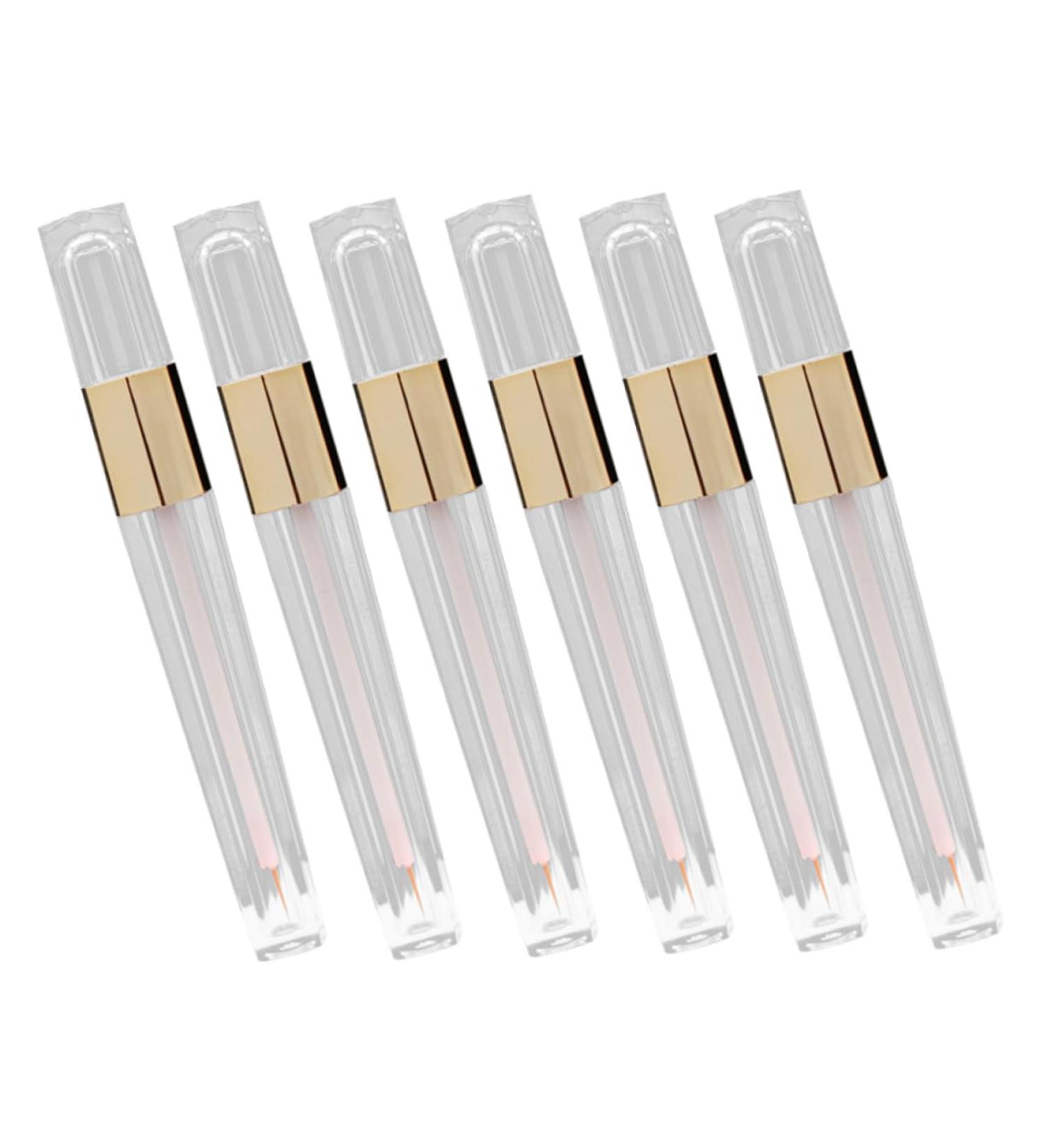 Gogogmee 6pcs Bottle Empty Mascara Dispensers Mascara Tube DIY Cosmetic Container - Buy Online on GoSupps.com