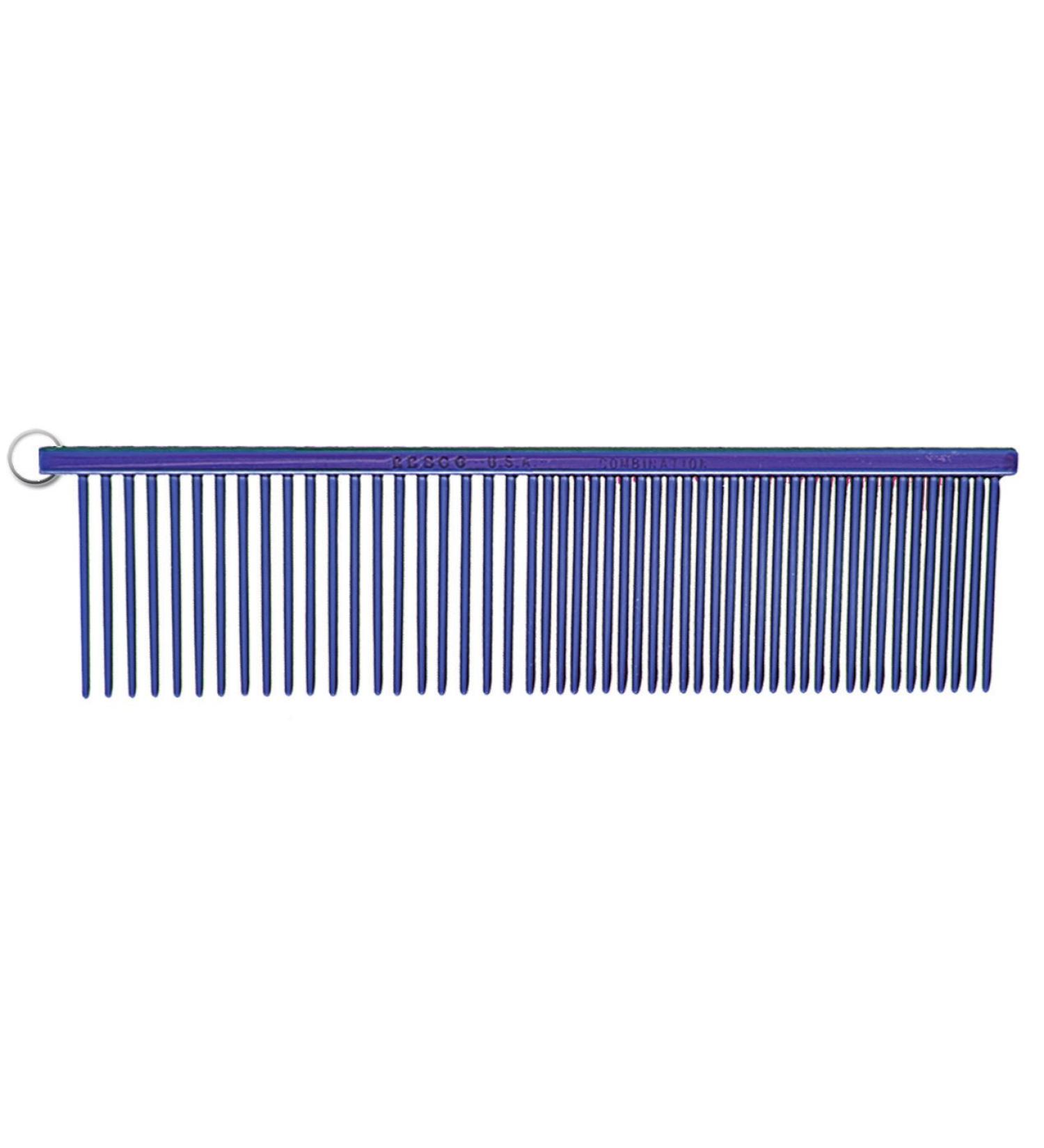 Resco Professional fello nursing comb antistatic for dogs and cats medium-size tooth spacing 3.8 cm candy blue 1.5 "Teeth/Medium-Coarse Spacing Candy Blue