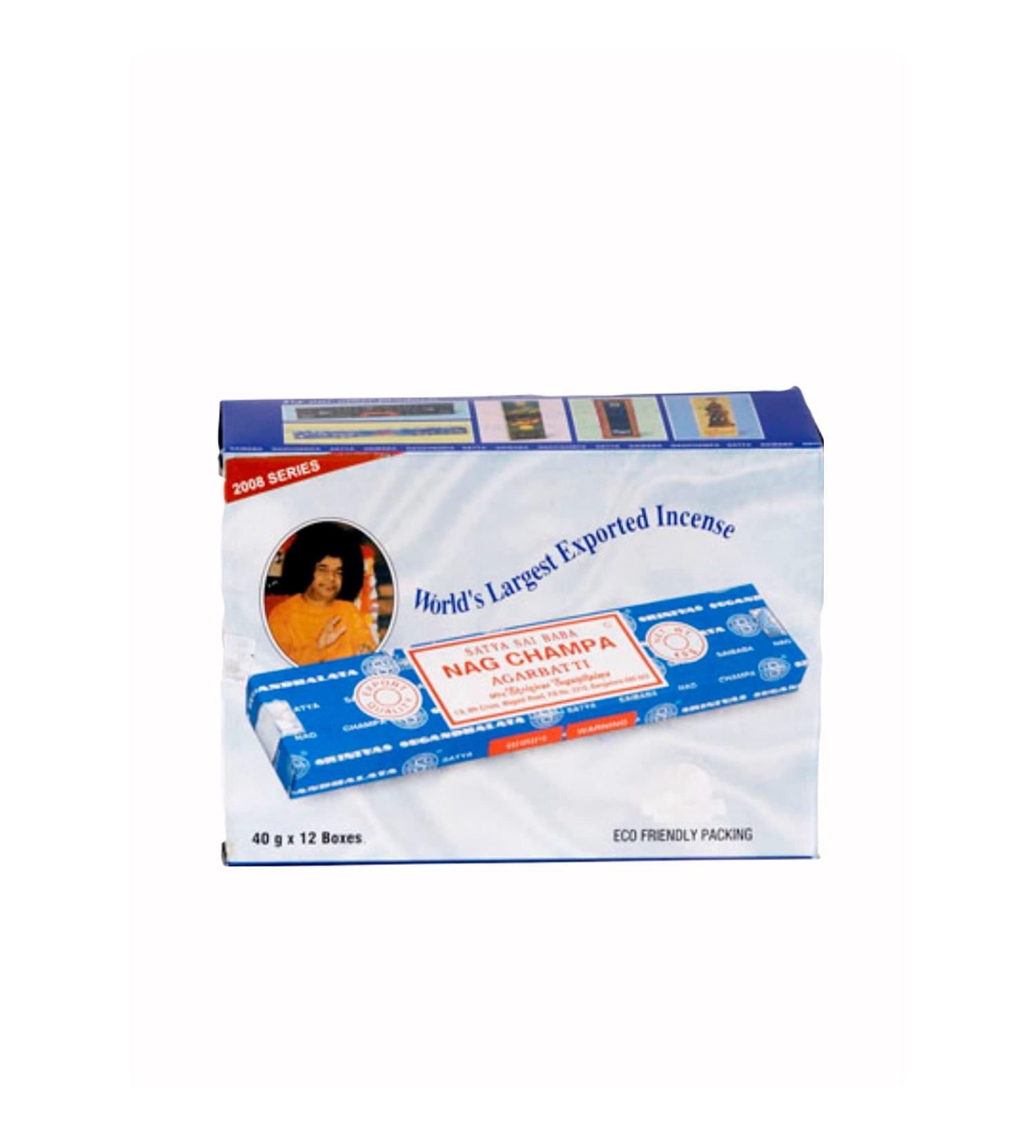 Nag Champa Incense Sticks - 40g | Premium Fragrance for Relaxation - Buy Online on GoSupps.com
