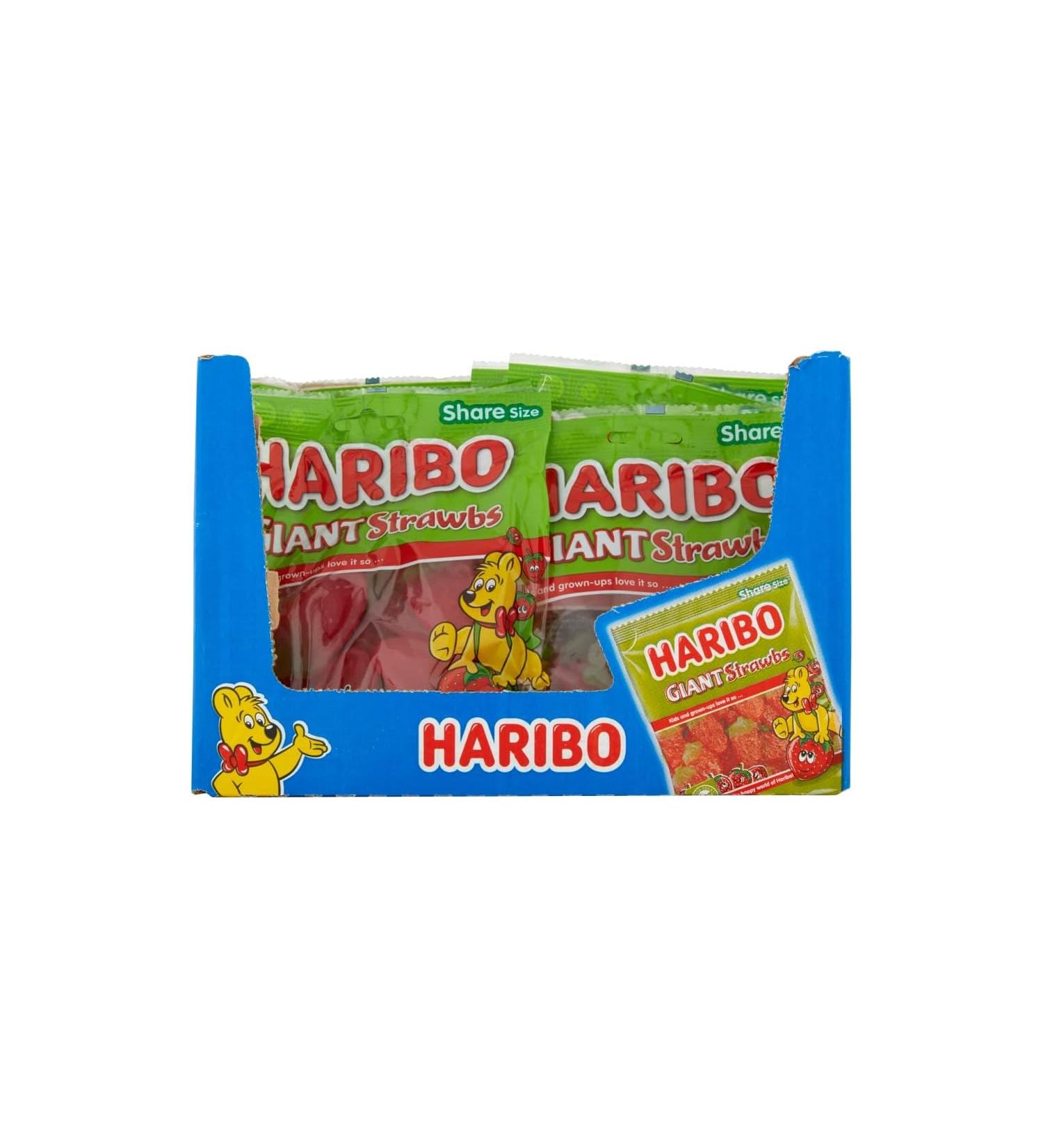  HARIBO Haribo 12 Giant Vegetarian Straws 160g - Buy Online on GoSupps.com