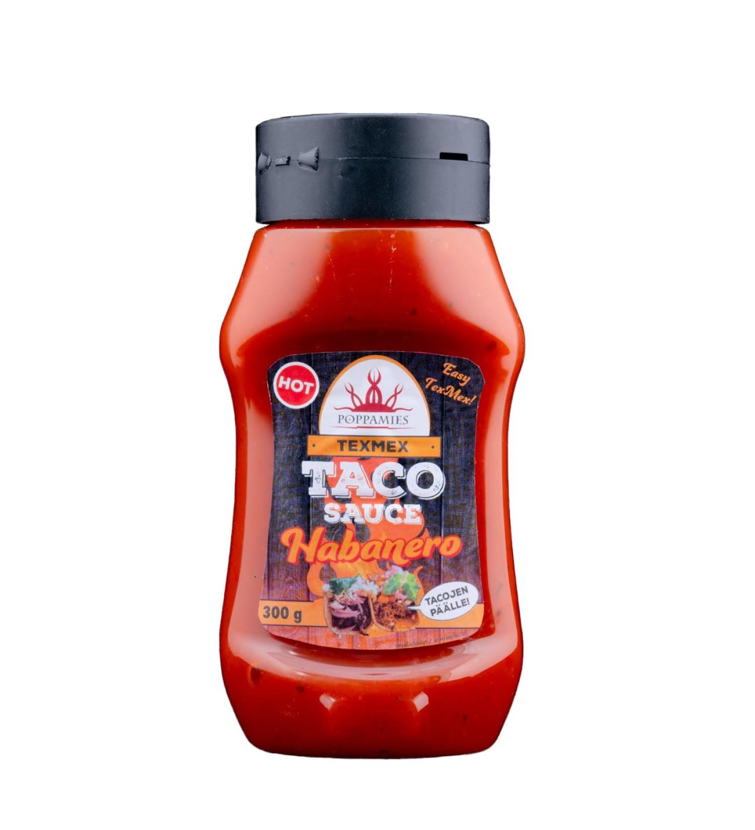 Texmex Taco Sauce Habanero - Vegan, Gluten-Free, Lactose-Free - Spicy Hot Flavor - 300g - Buy Online on GoSupps.com