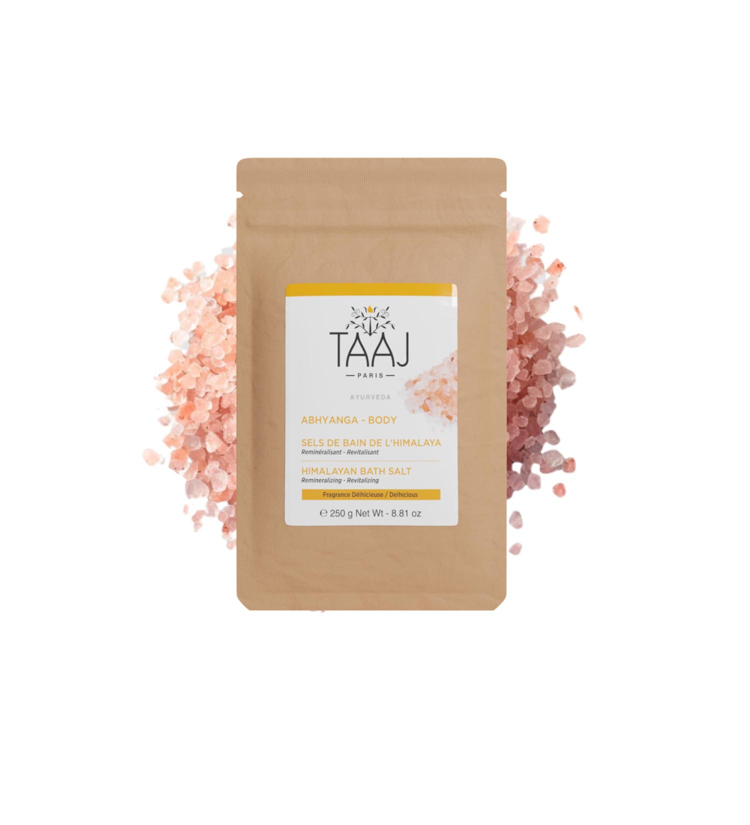 TAAJ | Hymayala Bath Salts | Detoxifies the Body | Moisturized and Satin Skin | Unique Relaxation Moment in Your Bath | Made in France | CrueltyFree | 250GR - Buy Online on GoSupps.com