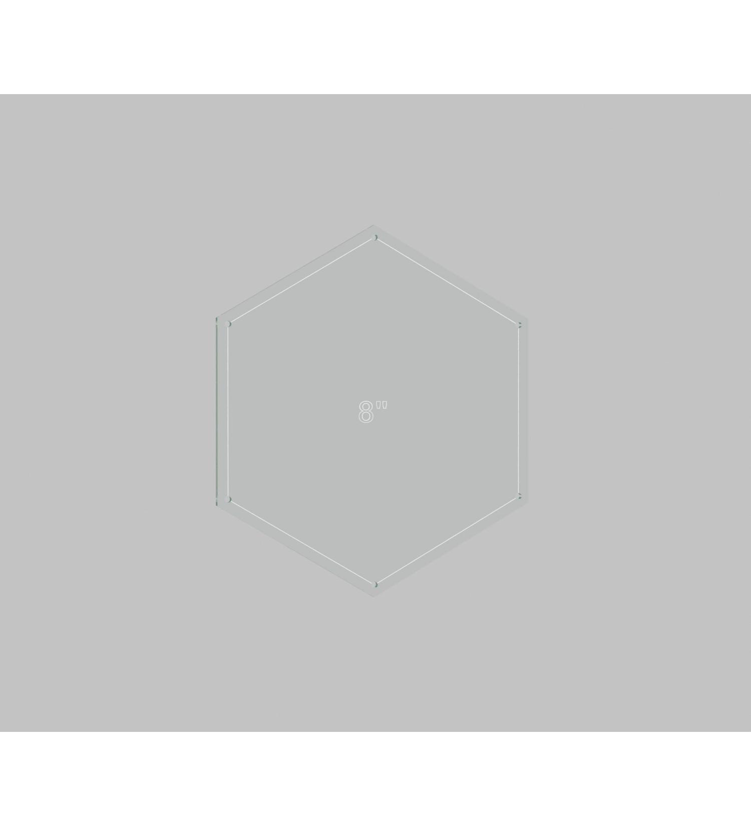 Hexagon Quilting Template 8 with 1/4 Inch Seam Allowance - Premium Quilting Tool - Buy Online on GoSupps.com