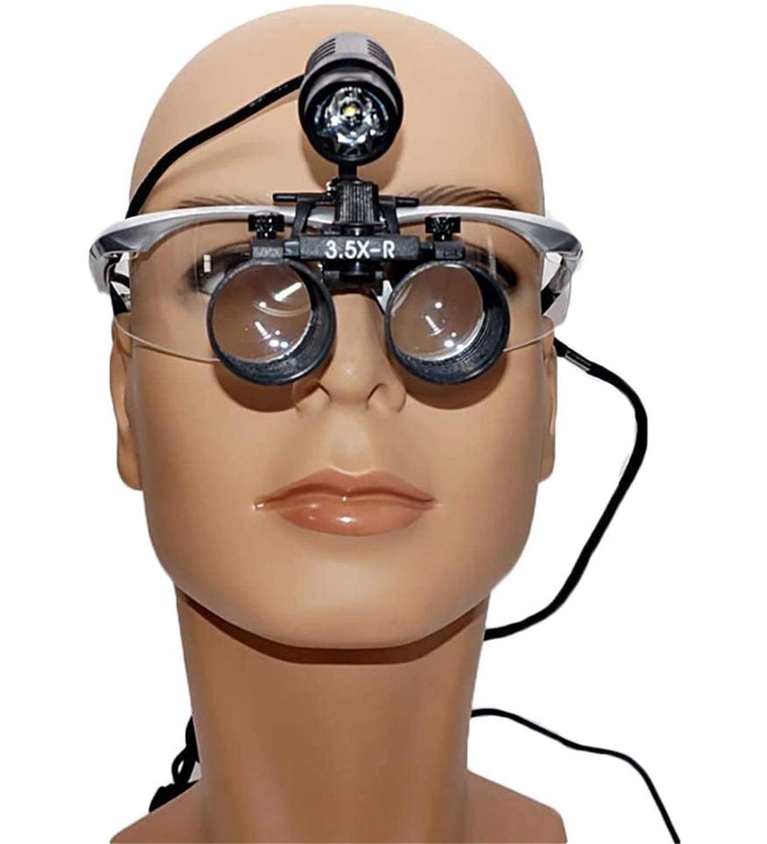Headband Magnifier Handheld Digital Magnifier Dental Loupes 3W LED Headband Binocular Magnifier Medical Enlarger Clinical Magnifying Glass 2.5X 3.5X Hobbies Reading Jewelry Loupe Crafts Watch - Buy Online on GoSupps.com