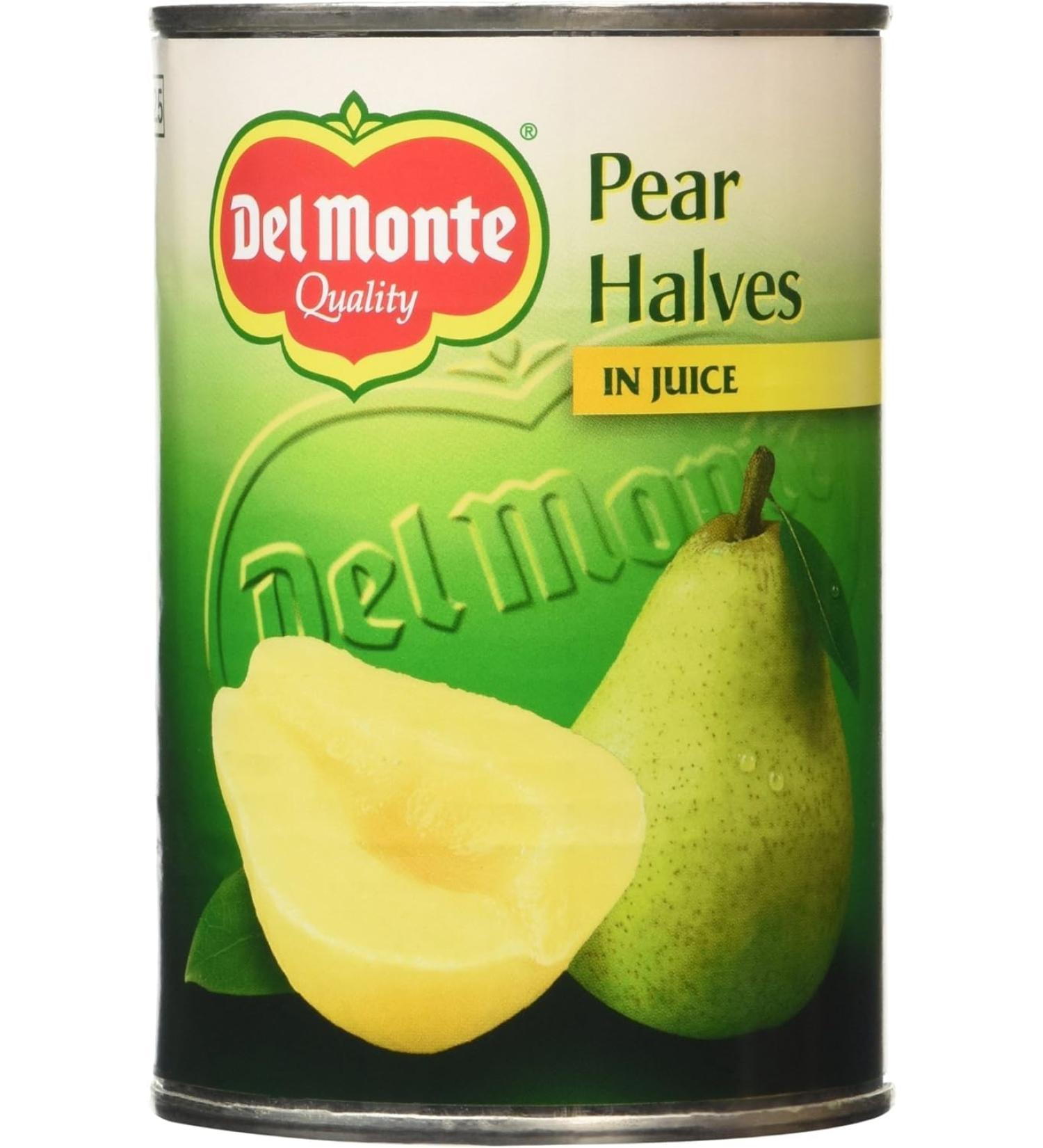Del Monte Pear Halves in Juice 415g - Buy Online on GoSupps.com