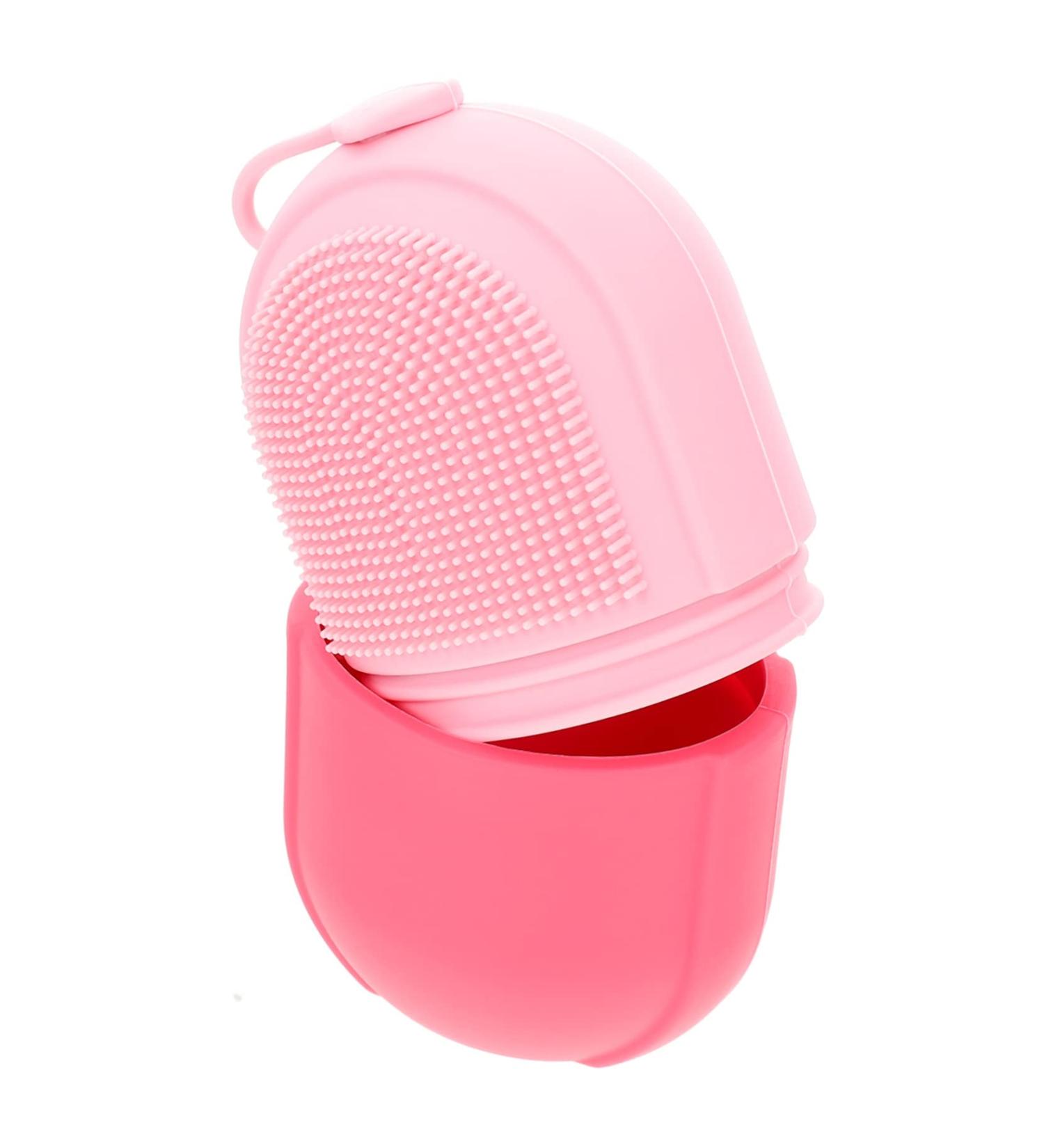 Beauty Face Ice Tray | Silicone Gua Sha Massage Tools | Pink Ice Cube Tray for Face Massager - 13x6.5x5.5CM - Buy Online on GoSupps.com