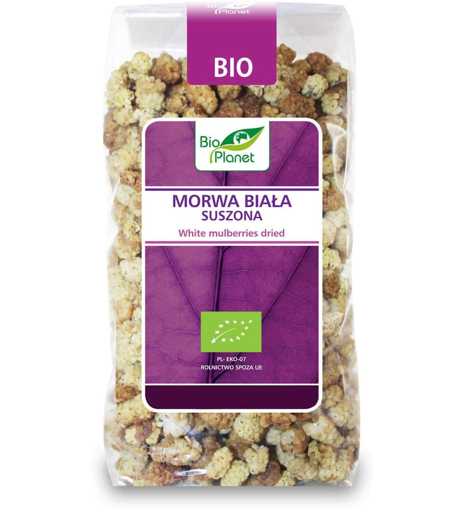 Organic dried white mulberry 250 g - BIO PLANET