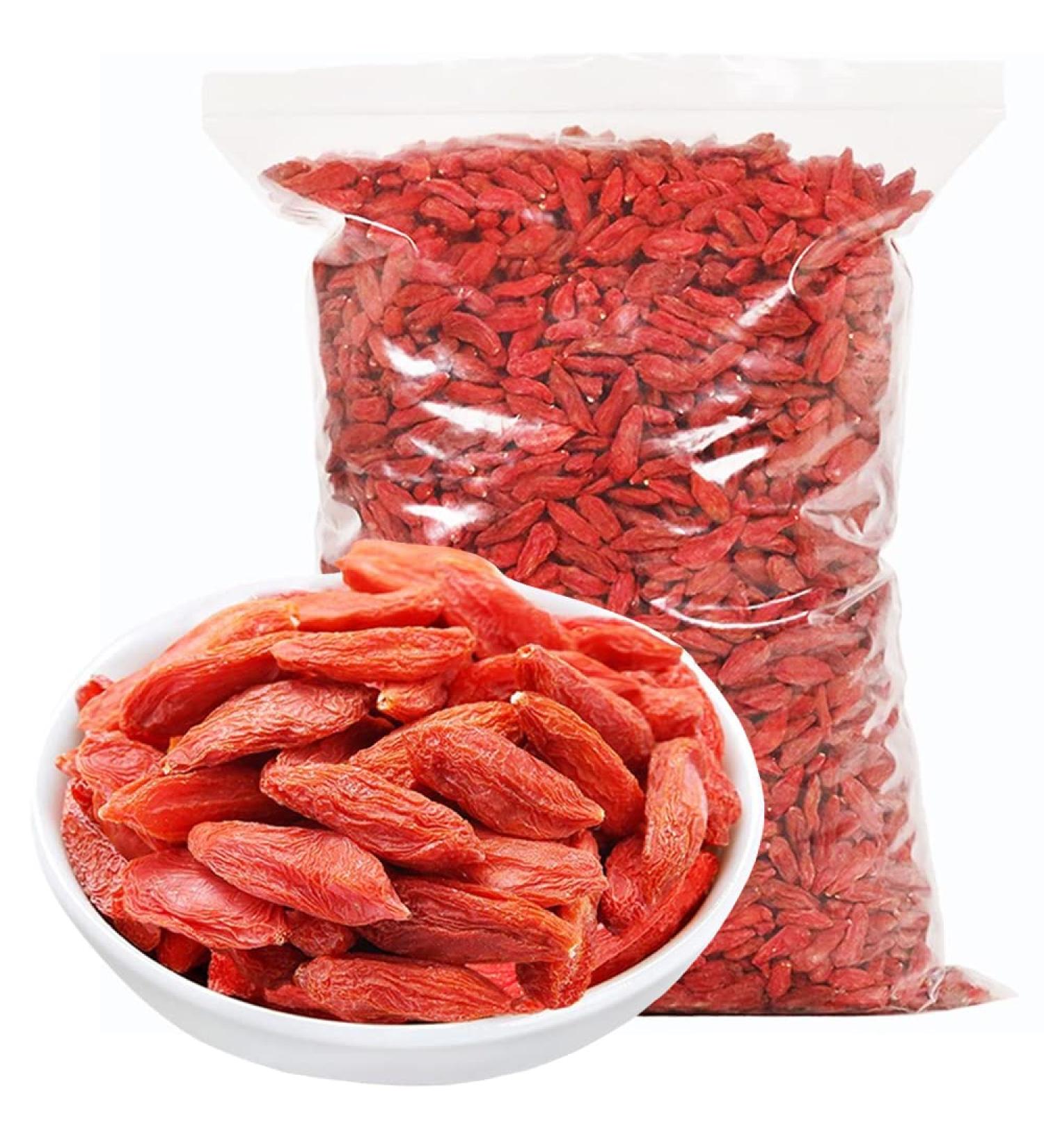 Goji berries 17.63oz Chinese Wolfberry Tea Dried Wolfberry Baking Teas & Smoothies 500g - Buy Online on GoSupps.com