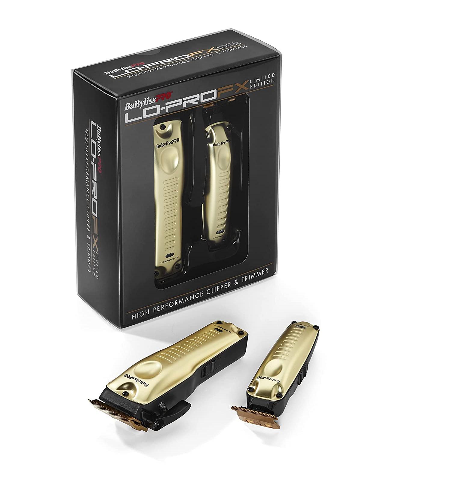 BaBylissPRO Limited Edition LO-PROFX High Performance Clipper and Trimmer - Gold - Buy Online on GoSupps.com