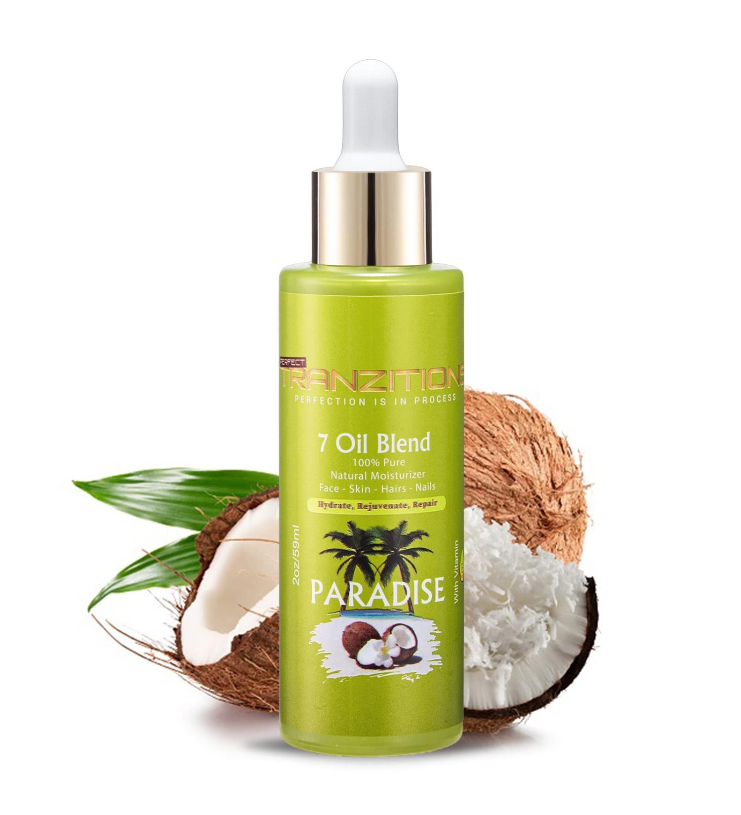 Organic Coconut, Apricot, Almond, Castor Oil Hair & Body Moisturizer with Vitamin E - Nourishing Oil for Dry, Damaged Hair and Skin - For Men and Women - Buy Online on GoSupps.com