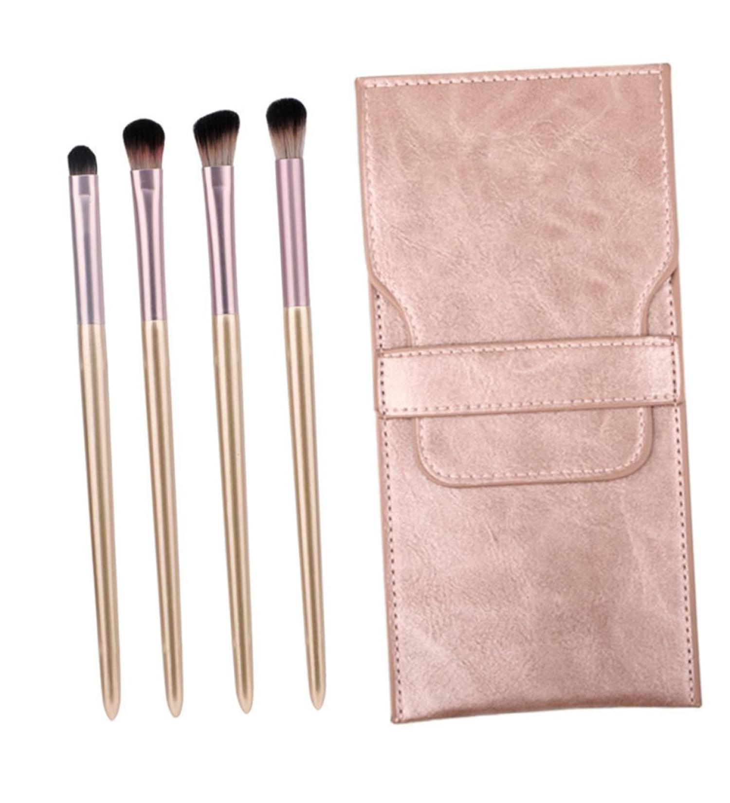 Baluue 1 4pcs Eye Makeup Brushes Eye Makeup Brush Kit Blush Makeup Brush Cosmetic Tool Plastic Pink medium Pink - Buy Online on GoSupps.com