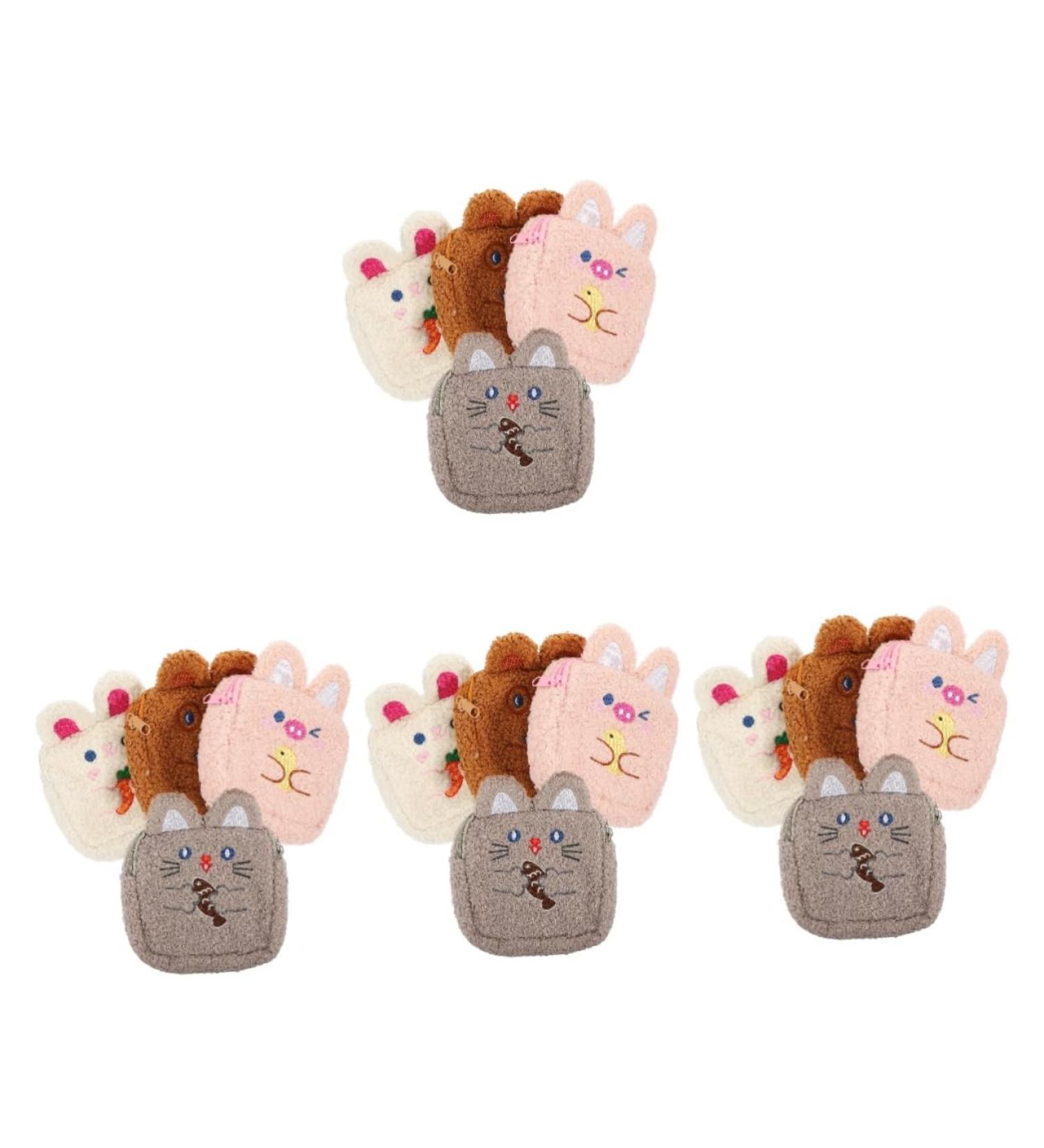 Healeeved 16 Stk Aunt Towel Bag | Small Lipstick & Makeup Holder | Multifunctional New Year Gift Wallet | Plush Mini Period Pocket Bag for Girls - Buy Online on GoSupps.com